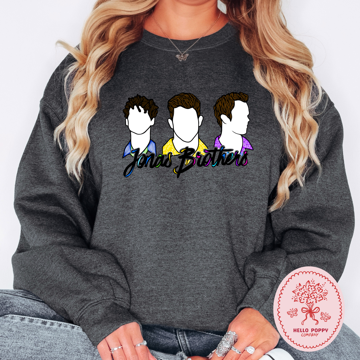 Jonas Brothers Silhouettes Crewneck Sweatshirt
