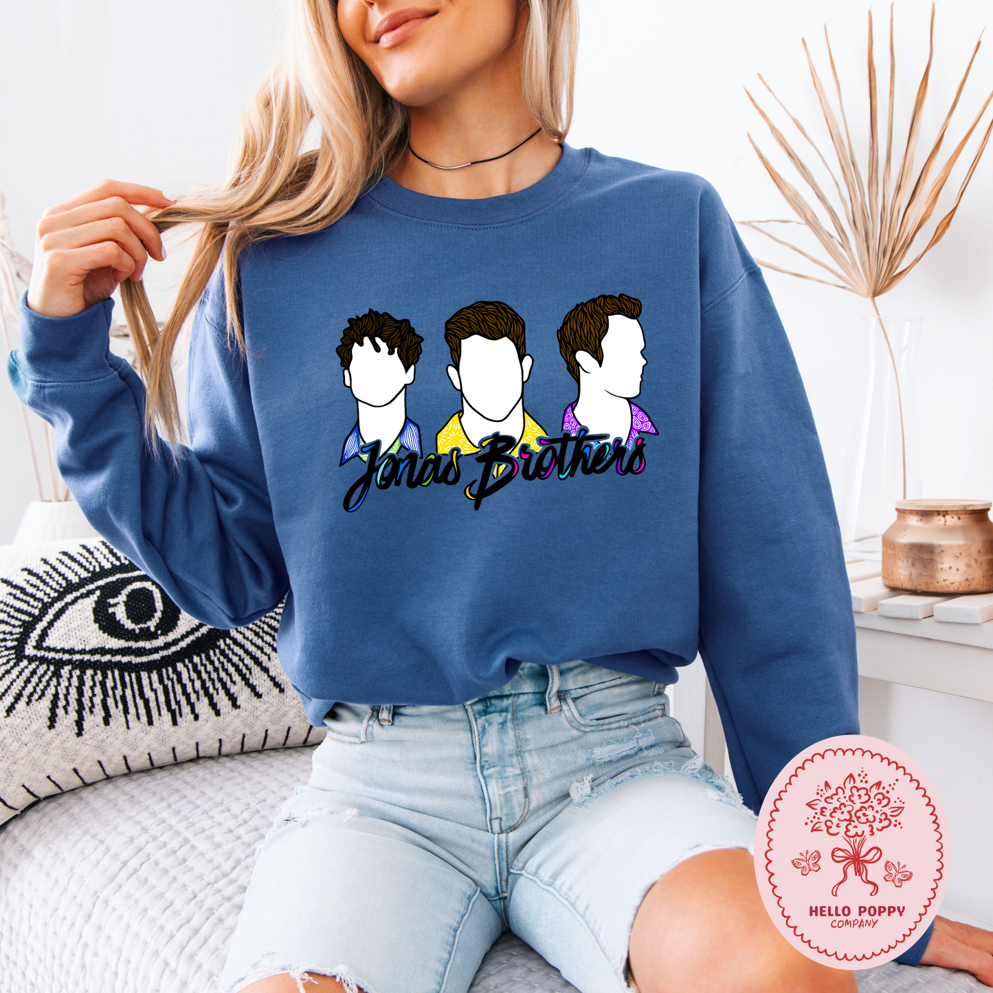 Jonas Brothers Silhouettes Crewneck Sweatshirt