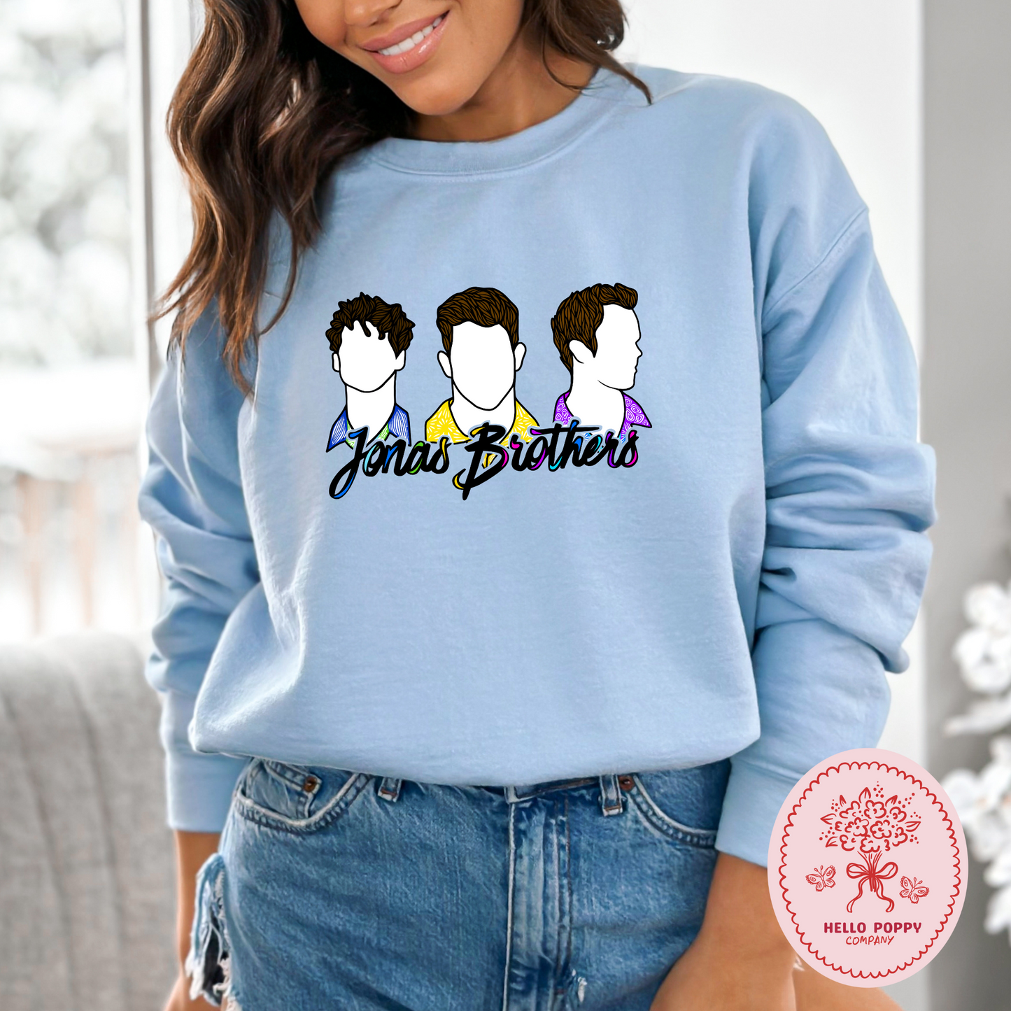 Jonas Brothers Silhouettes Crewneck Sweatshirt