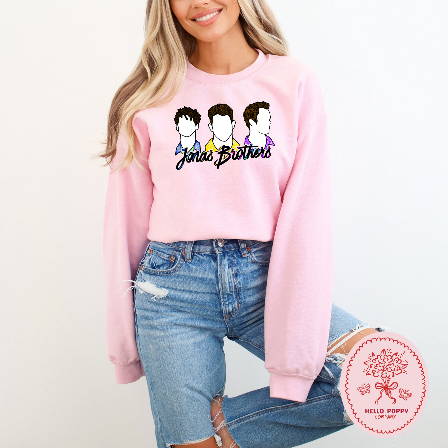 Jonas Brothers Silhouettes Crewneck Sweatshirt