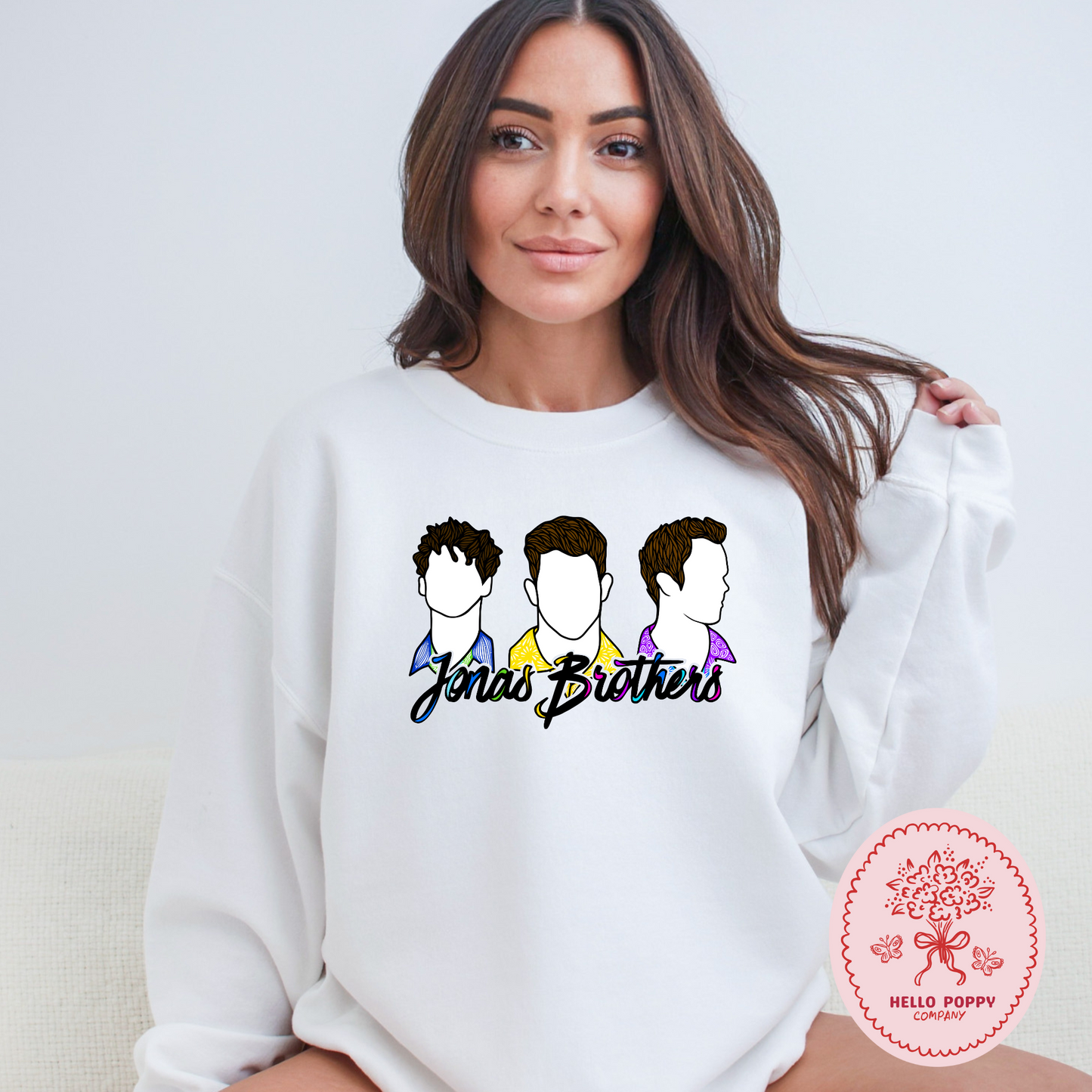 Jonas Brothers Silhouettes Crewneck Sweatshirt