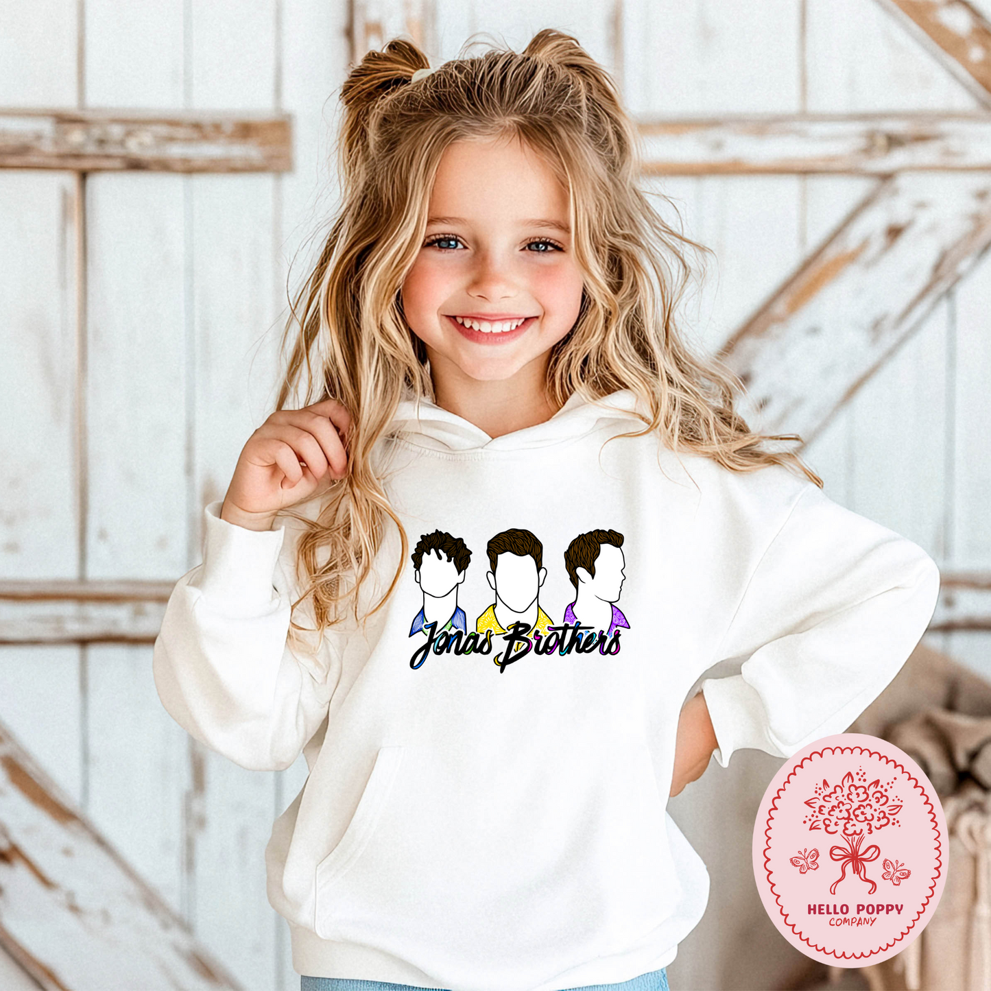 Jonas Brothers Silhouettes Hoodie Sweatshirt - Youth