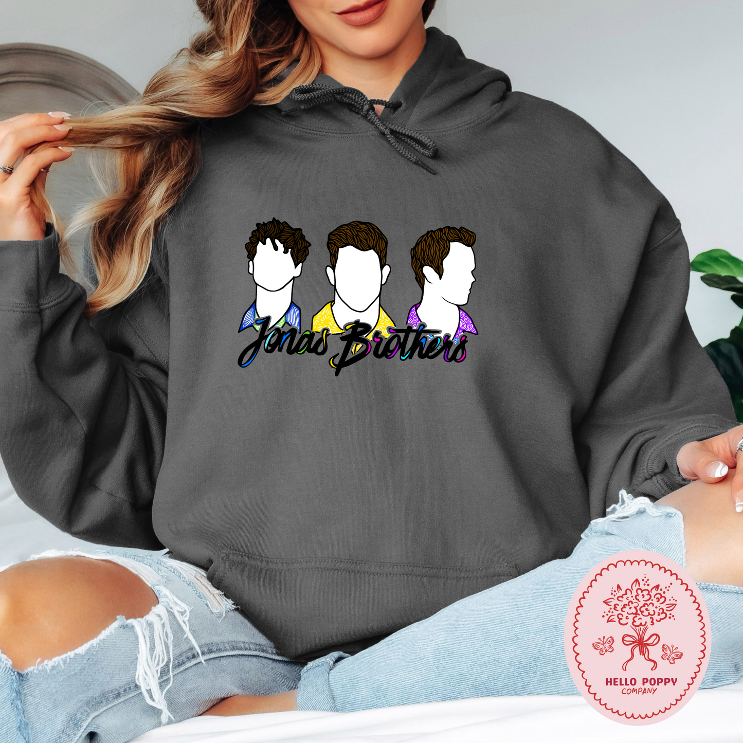 Jonas Brothers Silhouettes Hoodie Sweatshirt