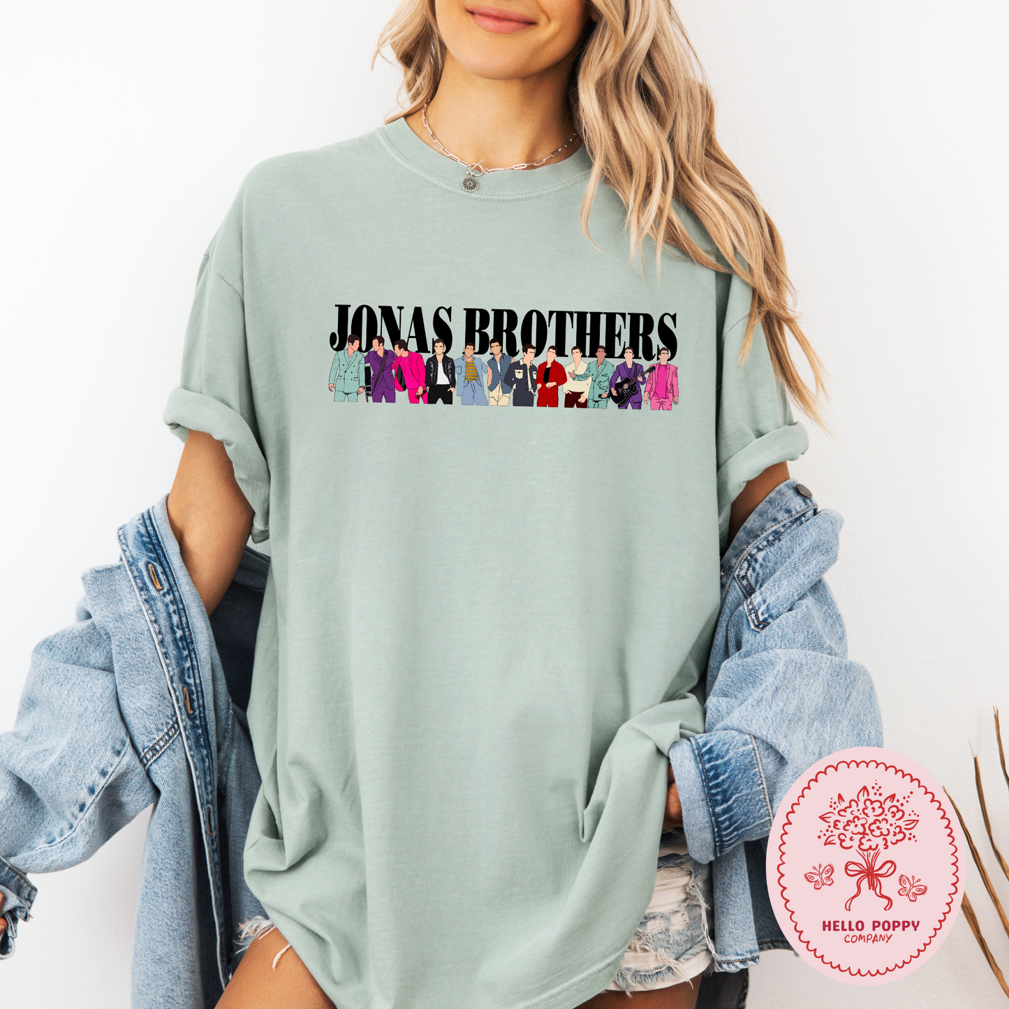 Jonas Brothers Happiness Begins Silhouettes Comfort Colors T-Shirt
