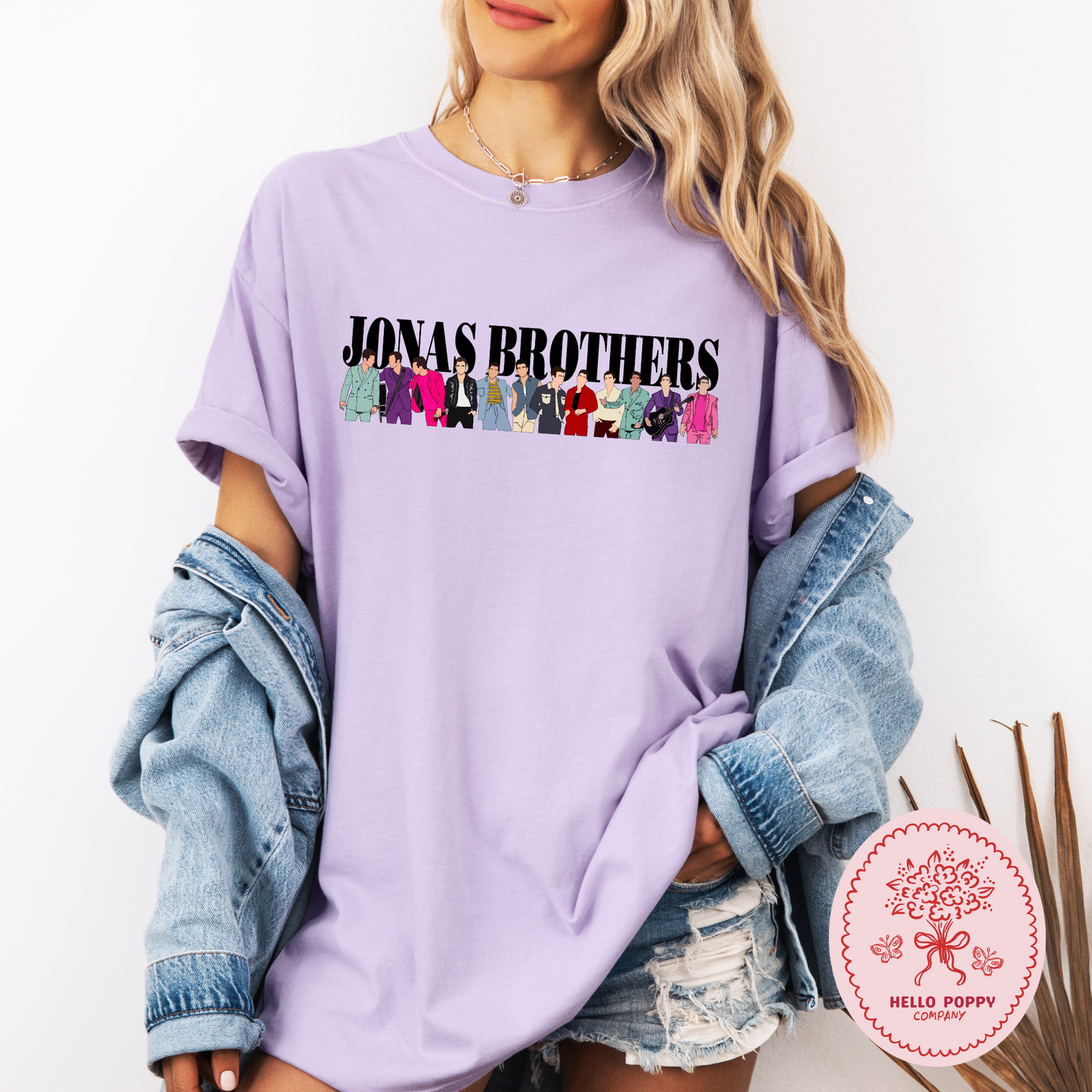 Jonas Brothers Happiness Begins Silhouettes Comfort Colors T-Shirt