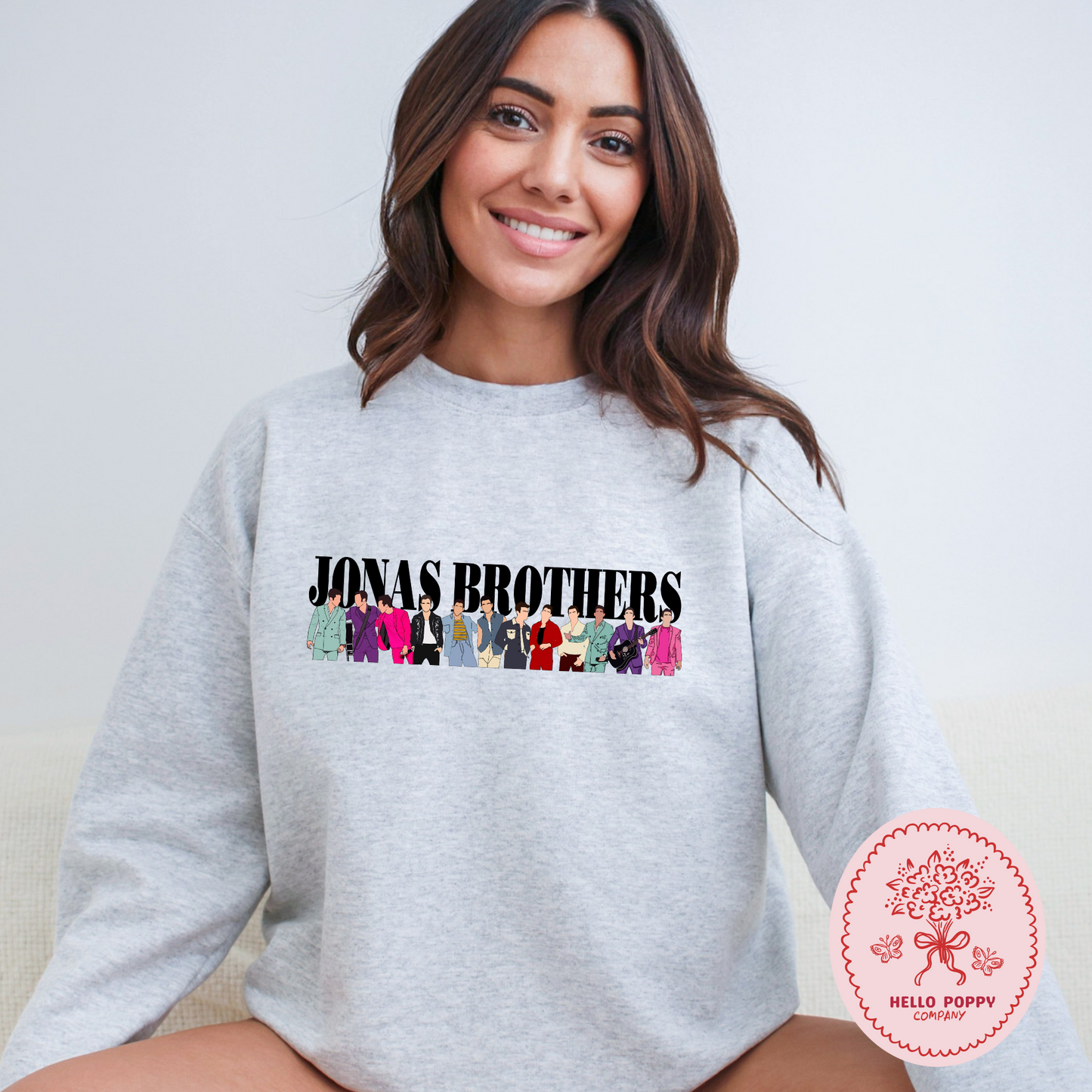 Jonas Brothers Suits Crewneck Sweatshirt