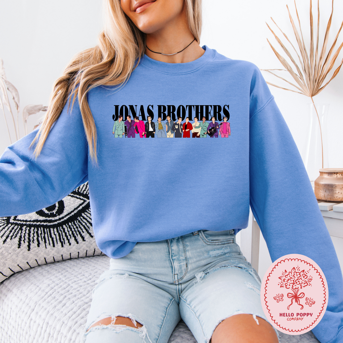 Jonas Brothers Suits Crewneck Sweatshirt