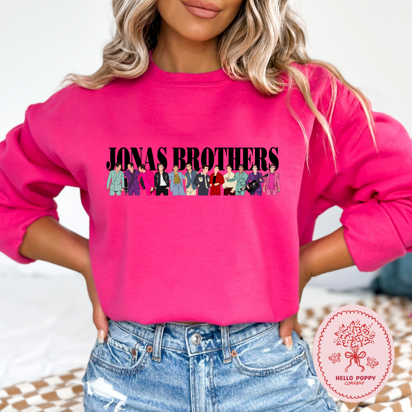 Jonas Brothers Suits Crewneck Sweatshirt