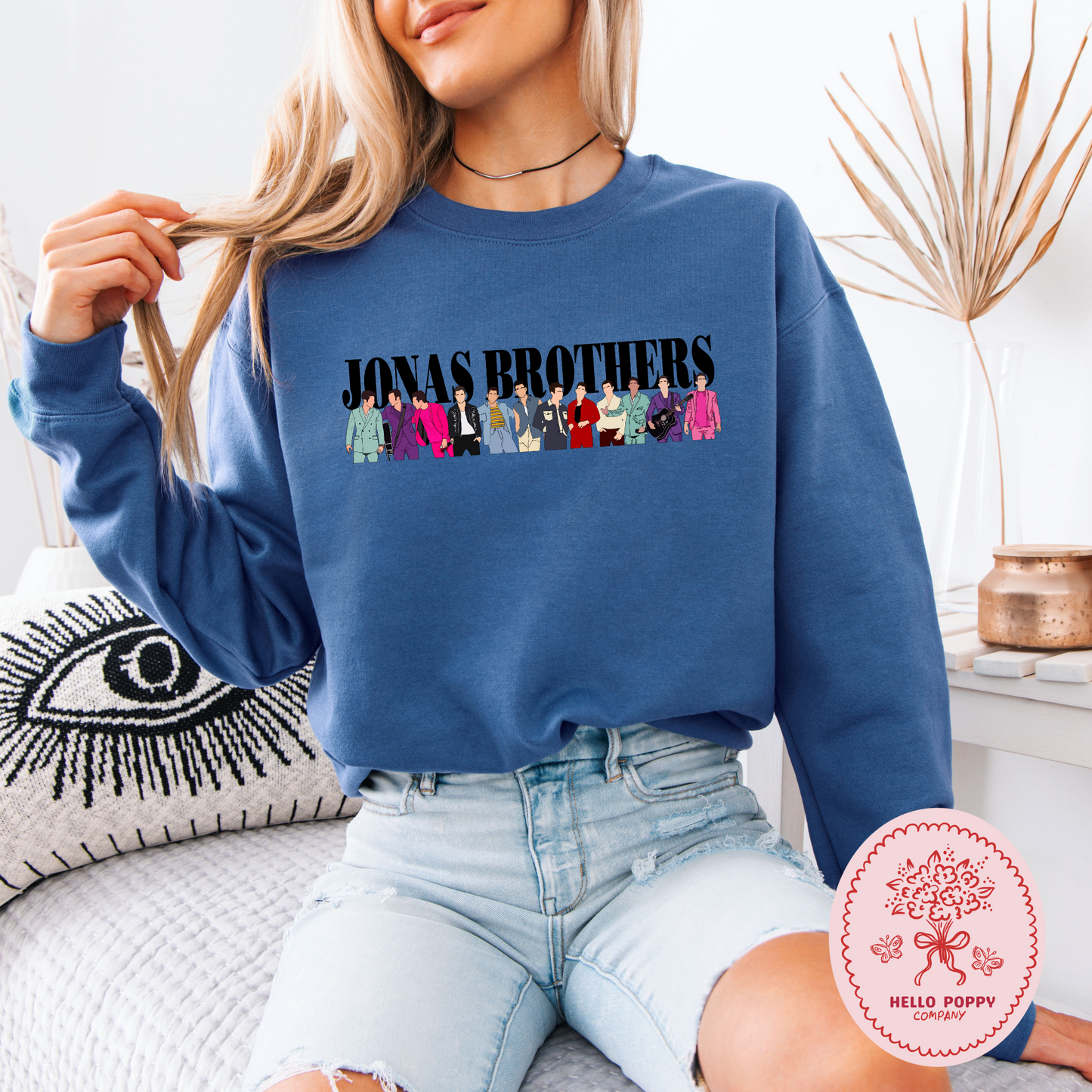 Jonas Brothers Suits Crewneck Sweatshirt