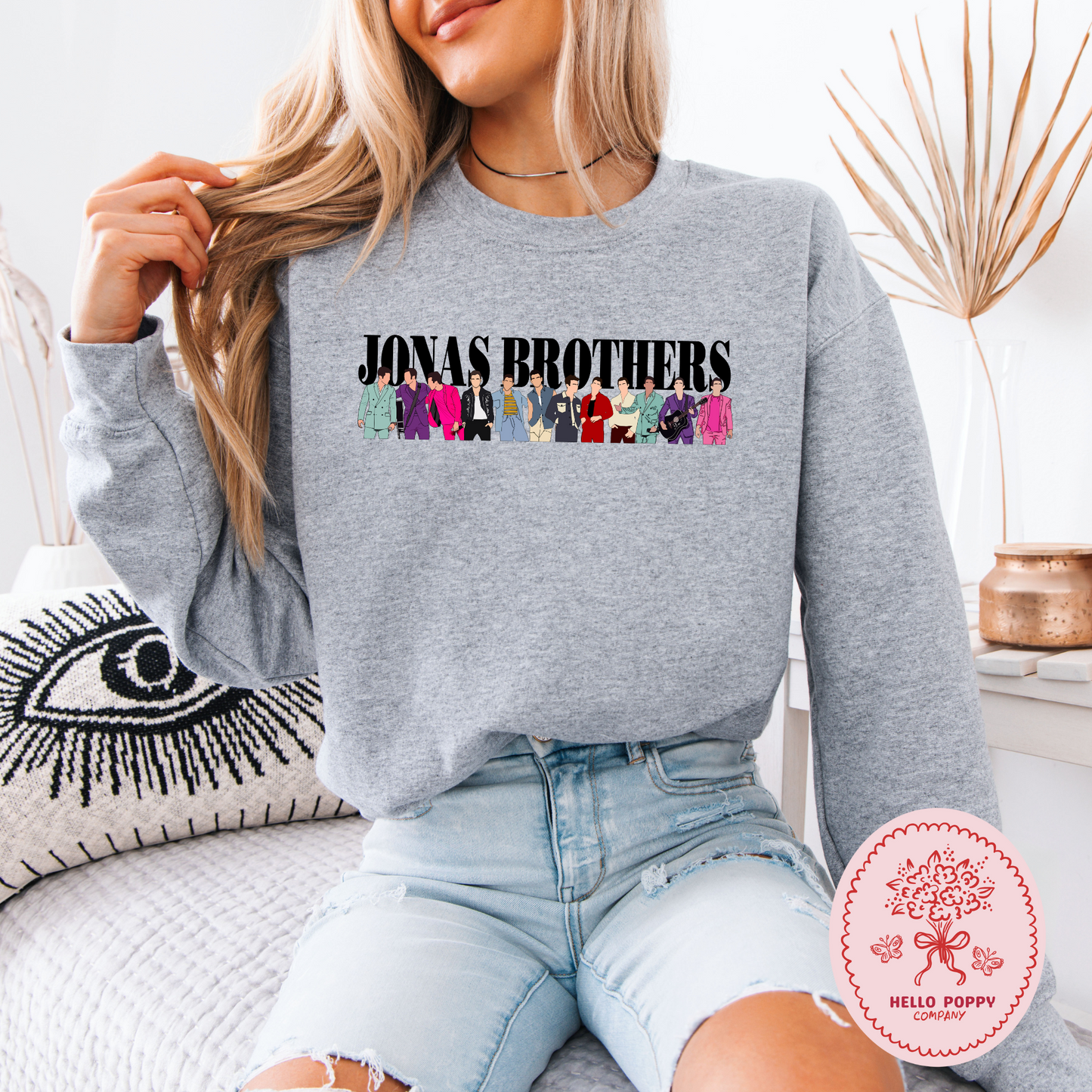 Jonas Brothers Suits Crewneck Sweatshirt