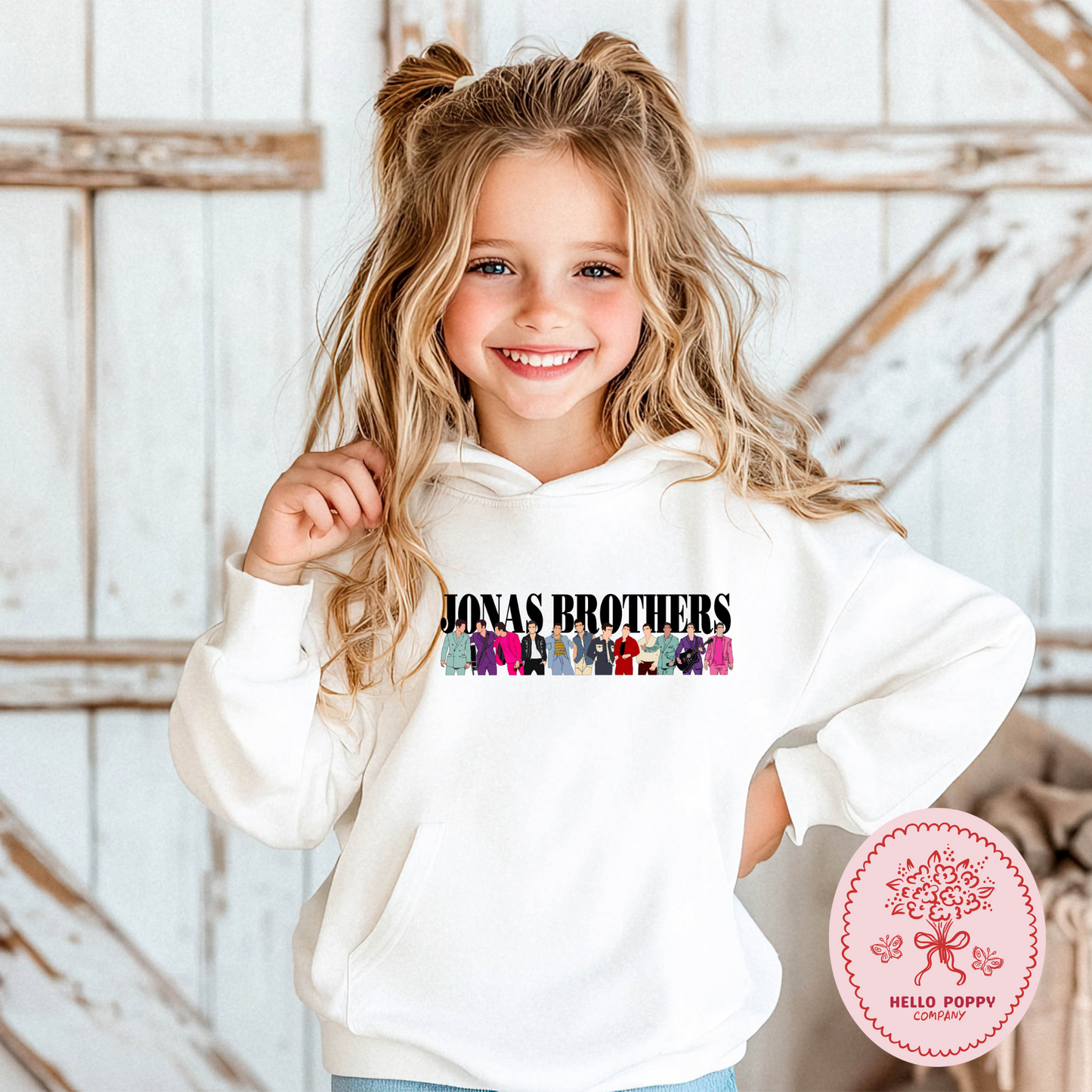 Jonas Brothers Happiness Begins Silhouettes Hoodie Sweatshirt - Youth