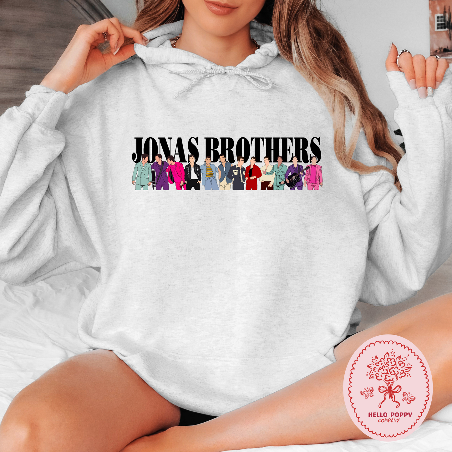 Jonas Brothers Happiness Begins Silhouettes Hoodie Sweatshirt
