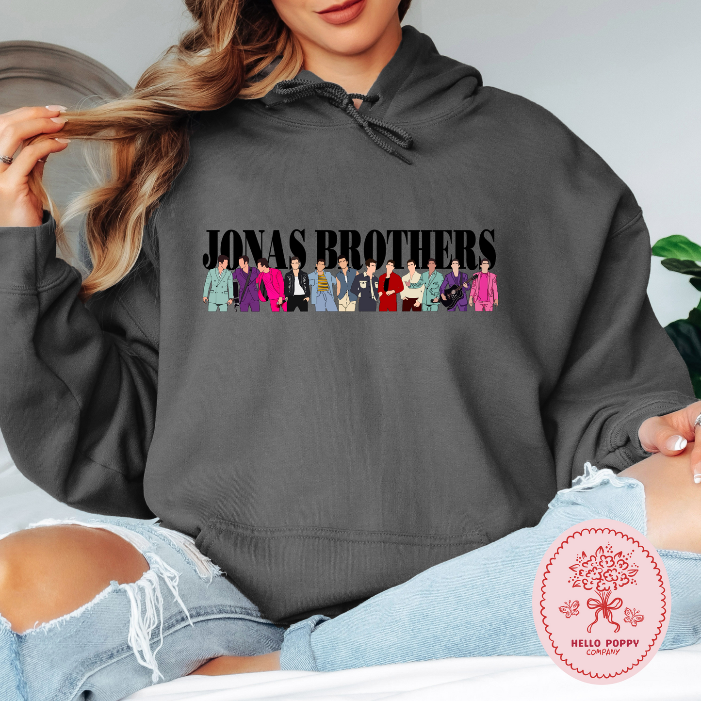 Jonas Brothers Happiness Begins Silhouettes Hoodie Sweatshirt