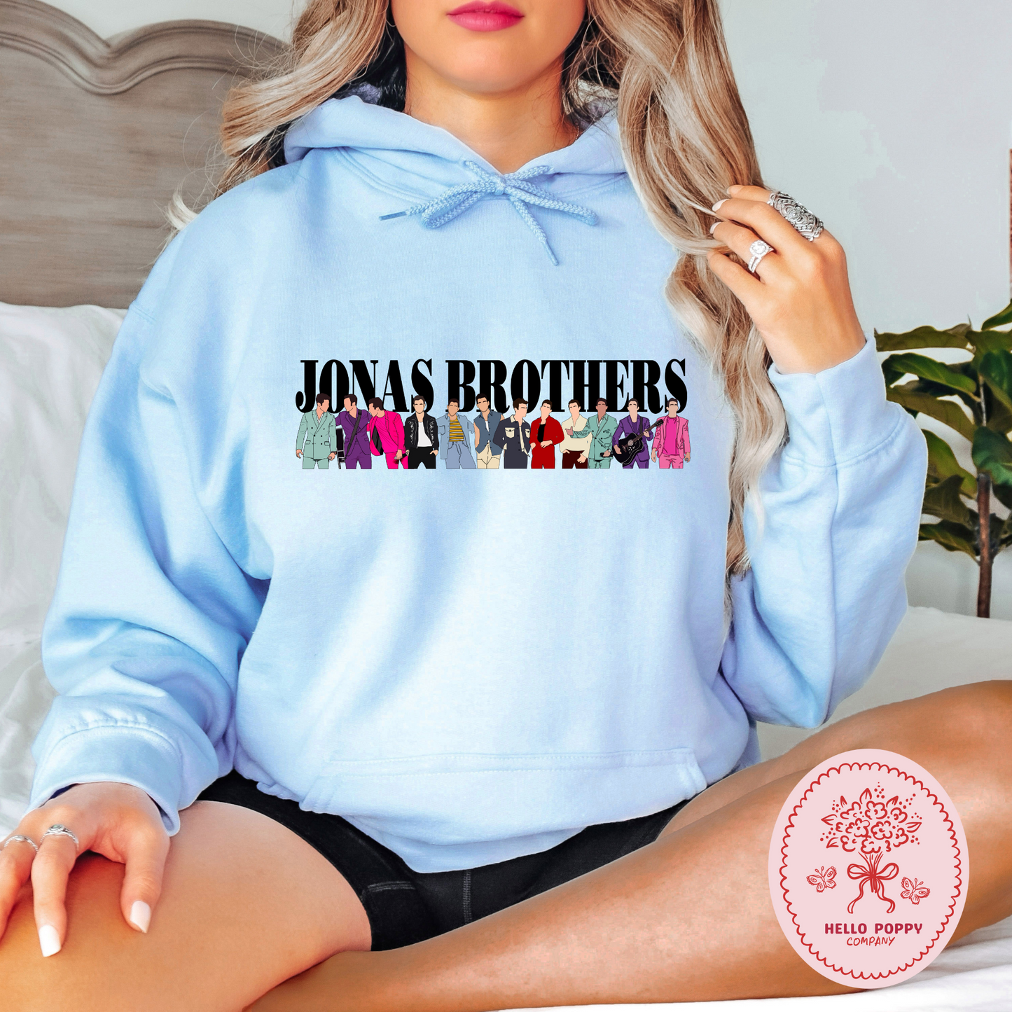 Jonas Brothers Happiness Begins Silhouettes Hoodie Sweatshirt