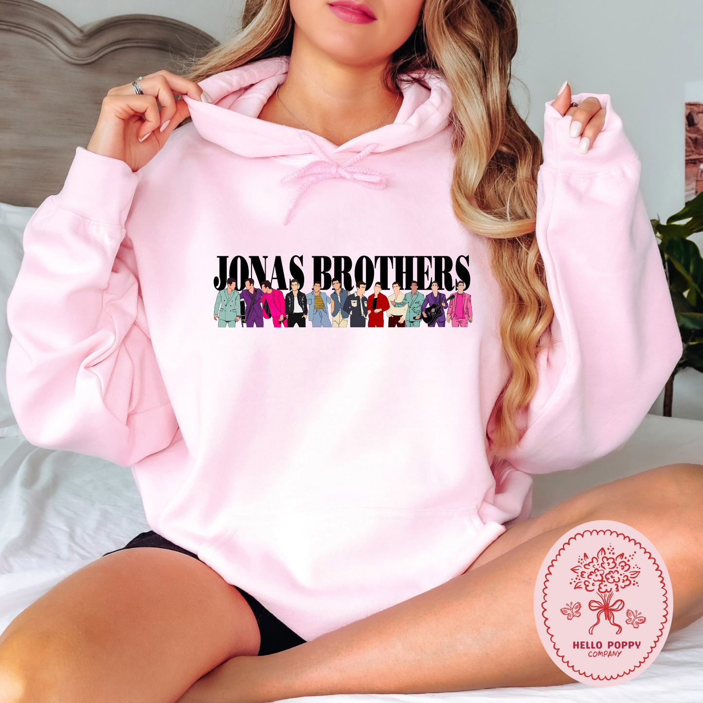 Jonas Brothers Happiness Begins Silhouettes Hoodie Sweatshirt