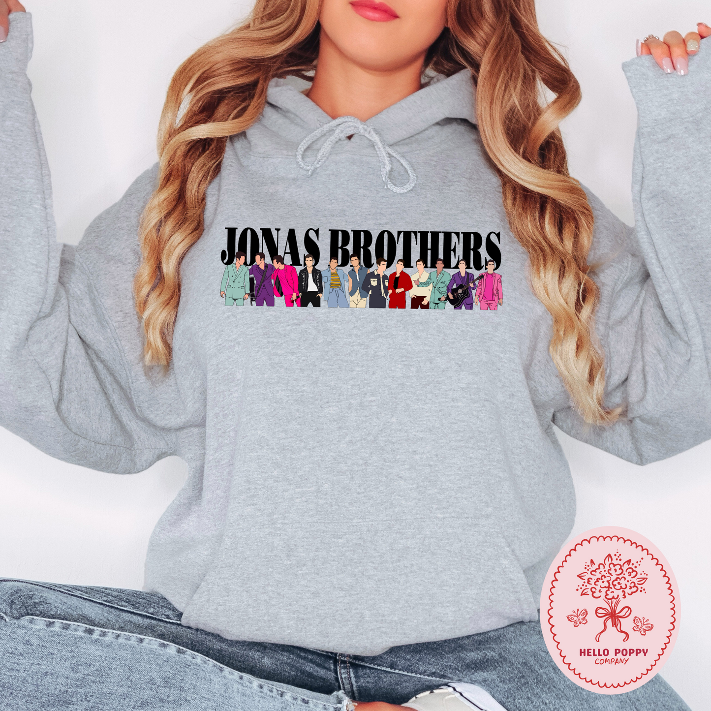 Jonas Brothers Happiness Begins Silhouettes Hoodie Sweatshirt