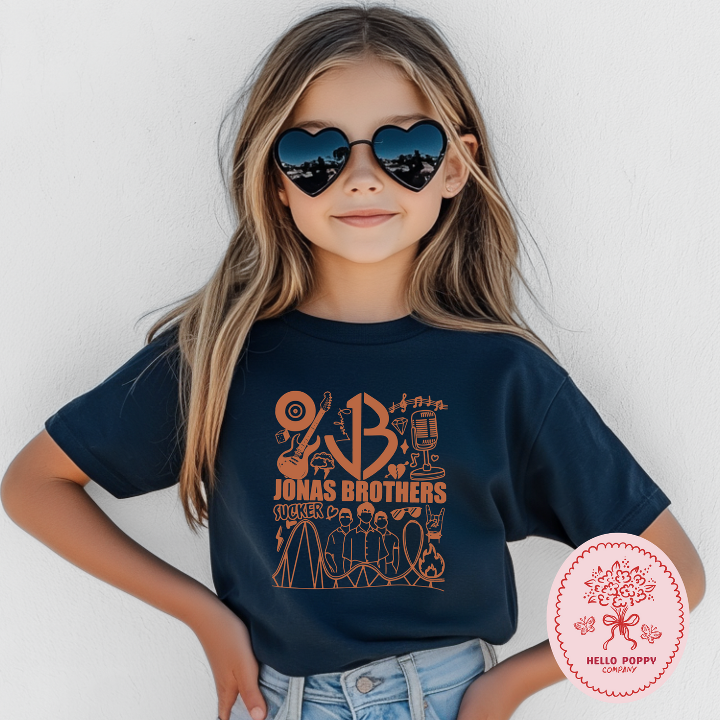 Jonas Brothers Retro JB (Orange) T-Shirt - Youth