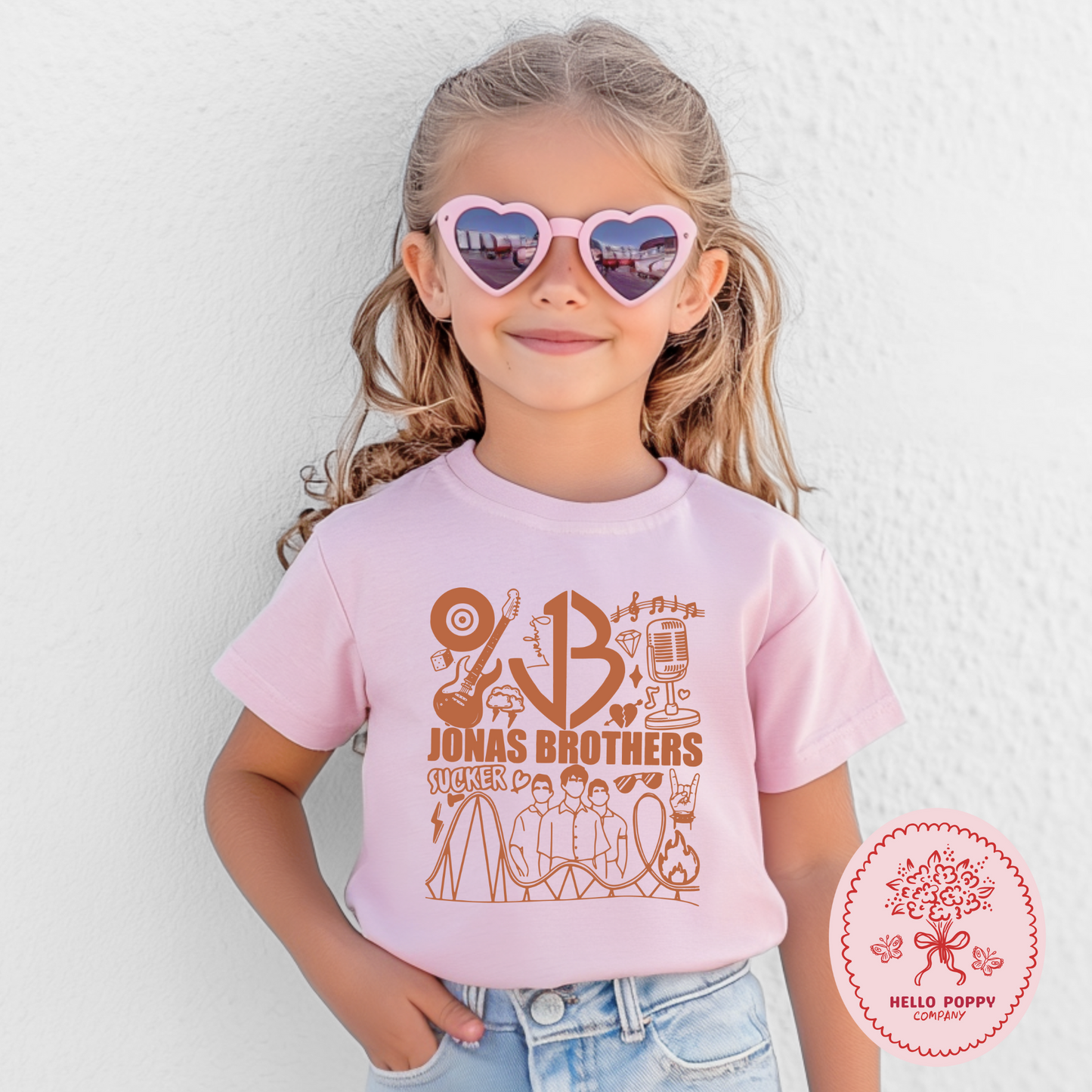 Jonas Brothers Retro JB (Orange) T-Shirt - Youth