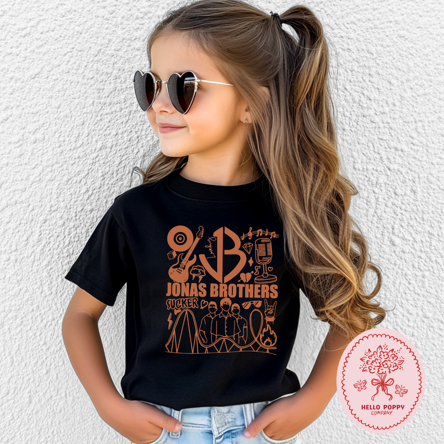 Jonas Brothers Retro JB (Orange) T-Shirt - Youth