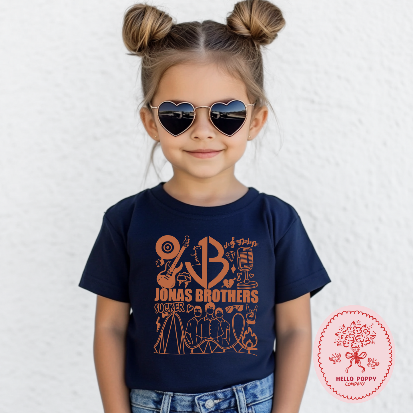 Jonas Brothers Retro JB (Orange) T-Shirt - Youth