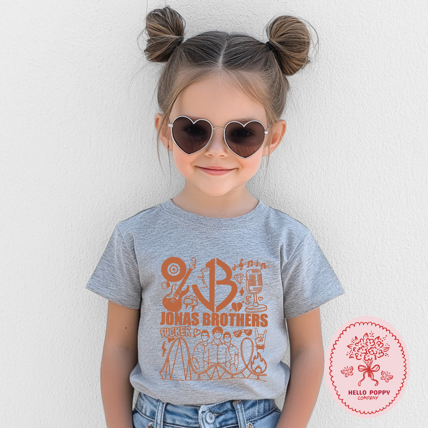 Jonas Brothers Retro JB (Orange) T-Shirt - Youth