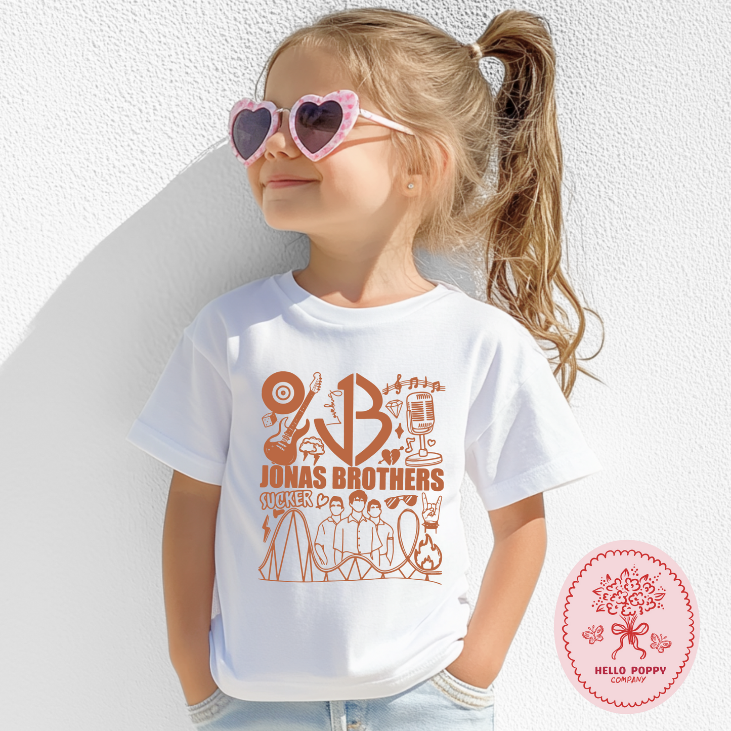 Jonas Brothers Retro JB (Orange) T-Shirt - Youth