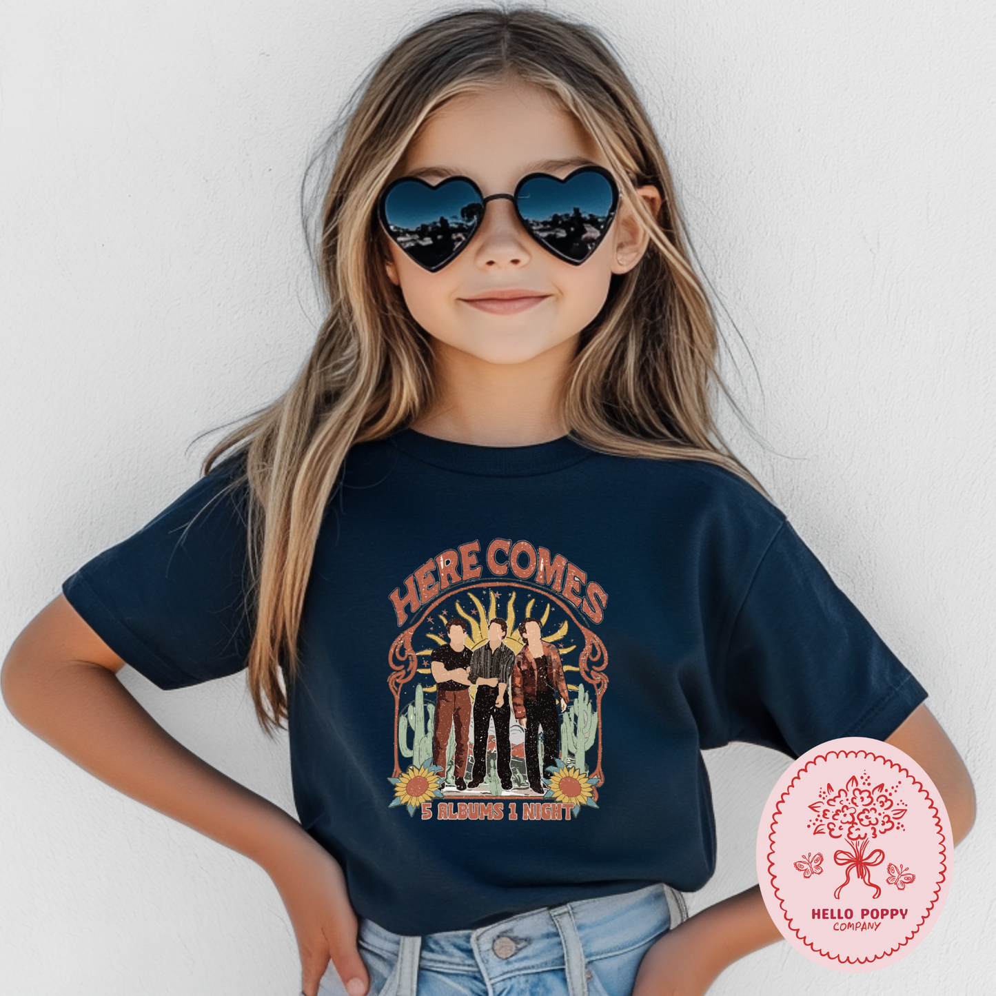 Jonas Brothers Boho 5 Albums 1 Night T-Shirt - Youth