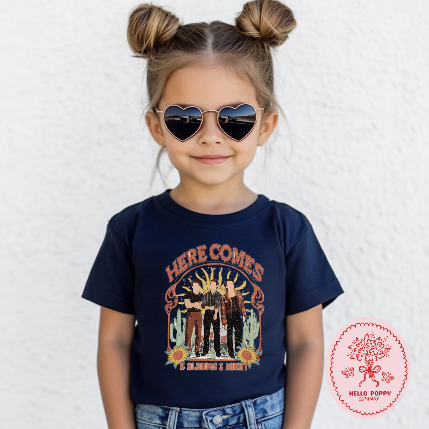 Jonas Brothers Boho 5 Albums 1 Night T-Shirt - Youth
