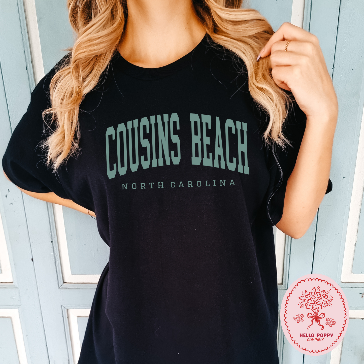 The Summer I Turned Pretty Cousins Beach Varsity (Teal) Comfort Colors T-Shirt