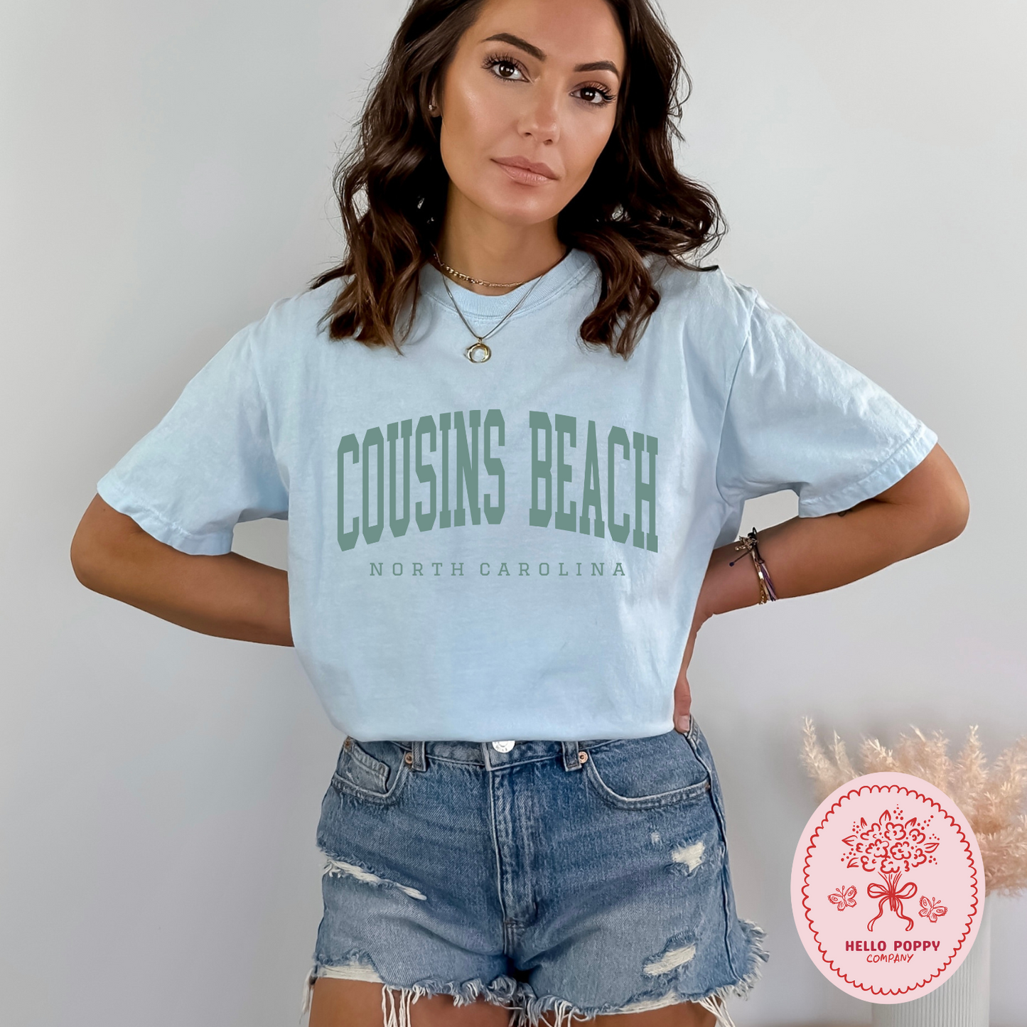 The Summer I Turned Pretty Cousins Beach Varsity (Teal) Comfort Colors T-Shirt