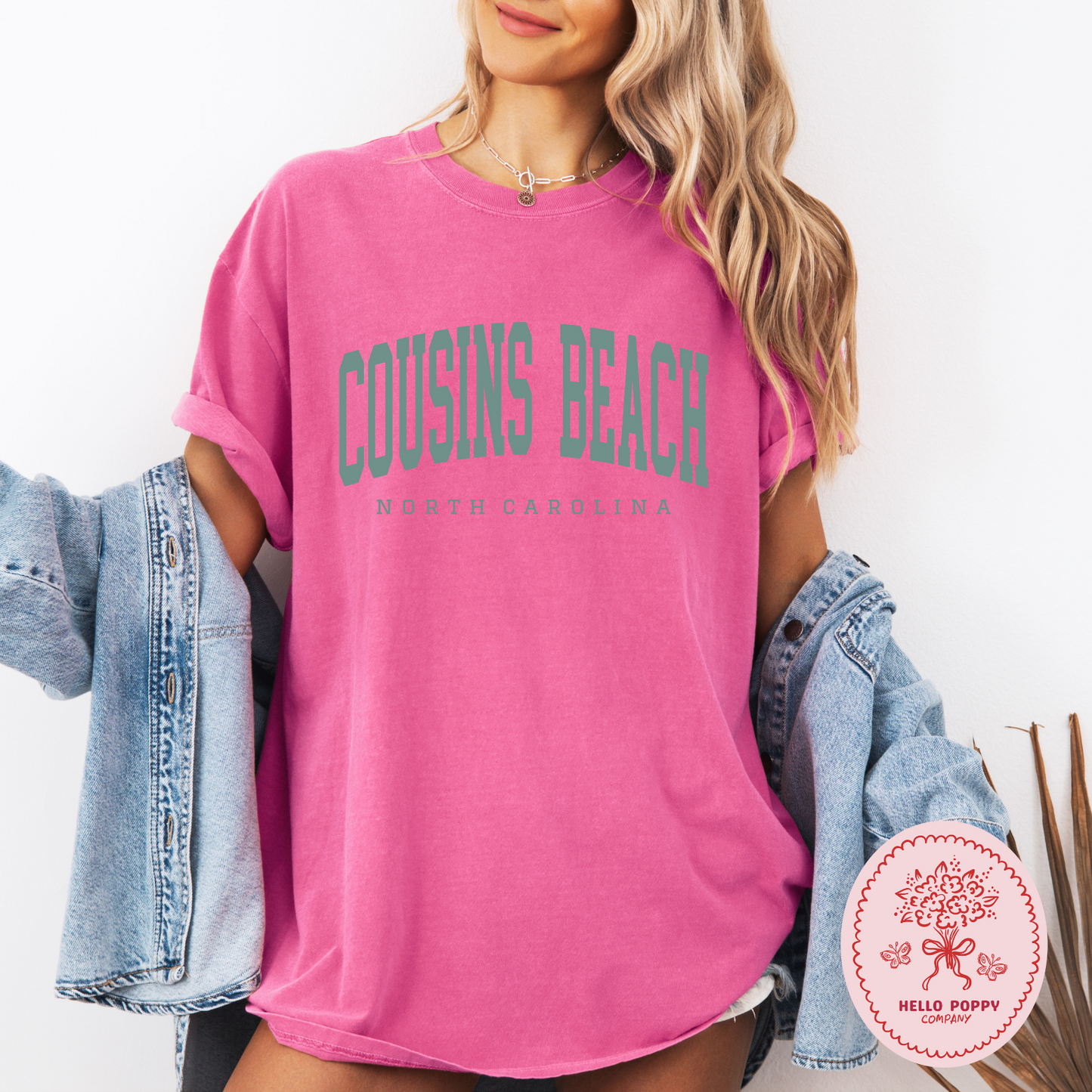 The Summer I Turned Pretty Cousins Beach Varsity (Teal) Comfort Colors T-Shirt
