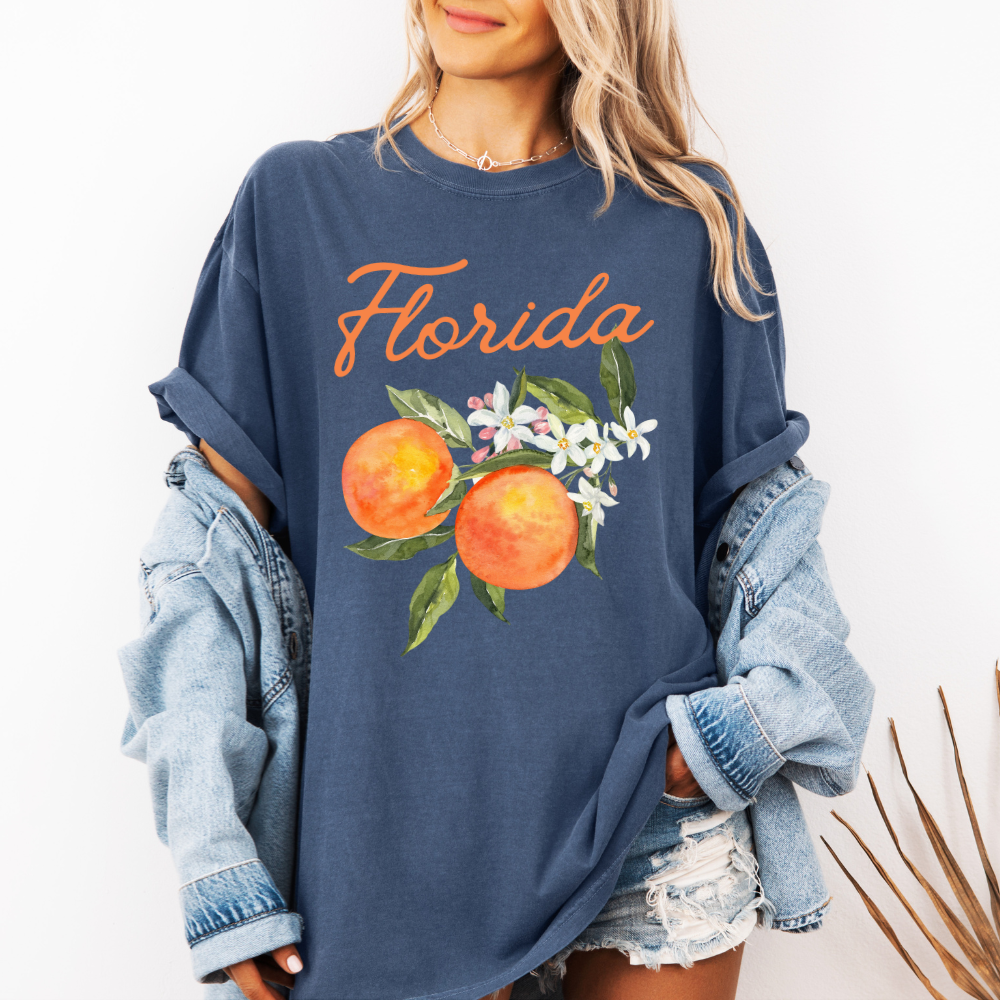 Florida Oranges Comfort Colors T-Shirt