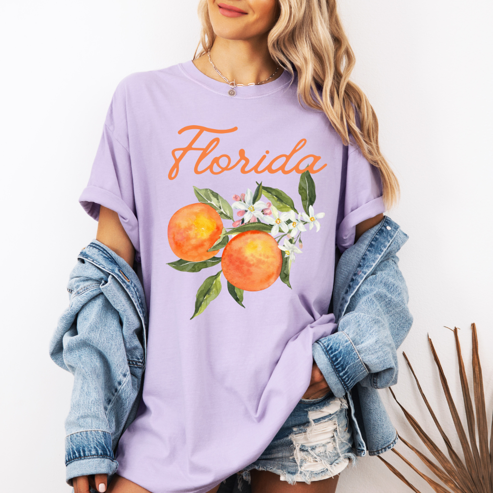 Florida Oranges Comfort Colors T-Shirt