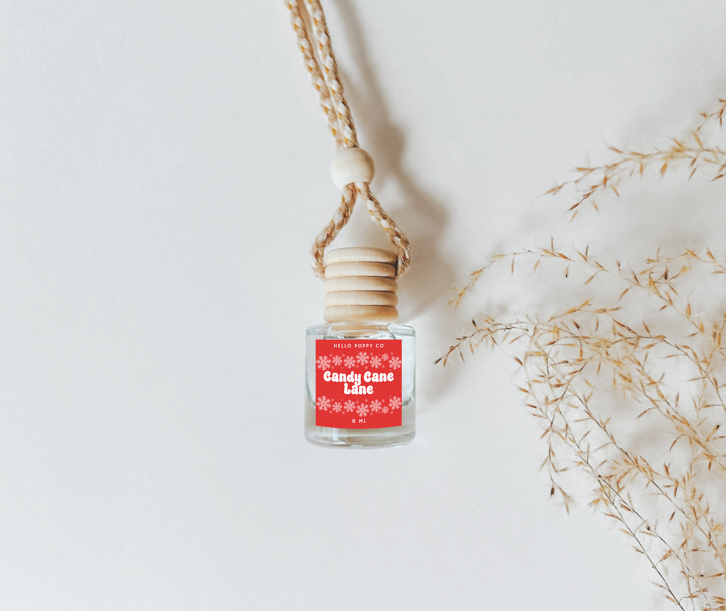 Candy Cane Lane Hanging Car Air Freshener