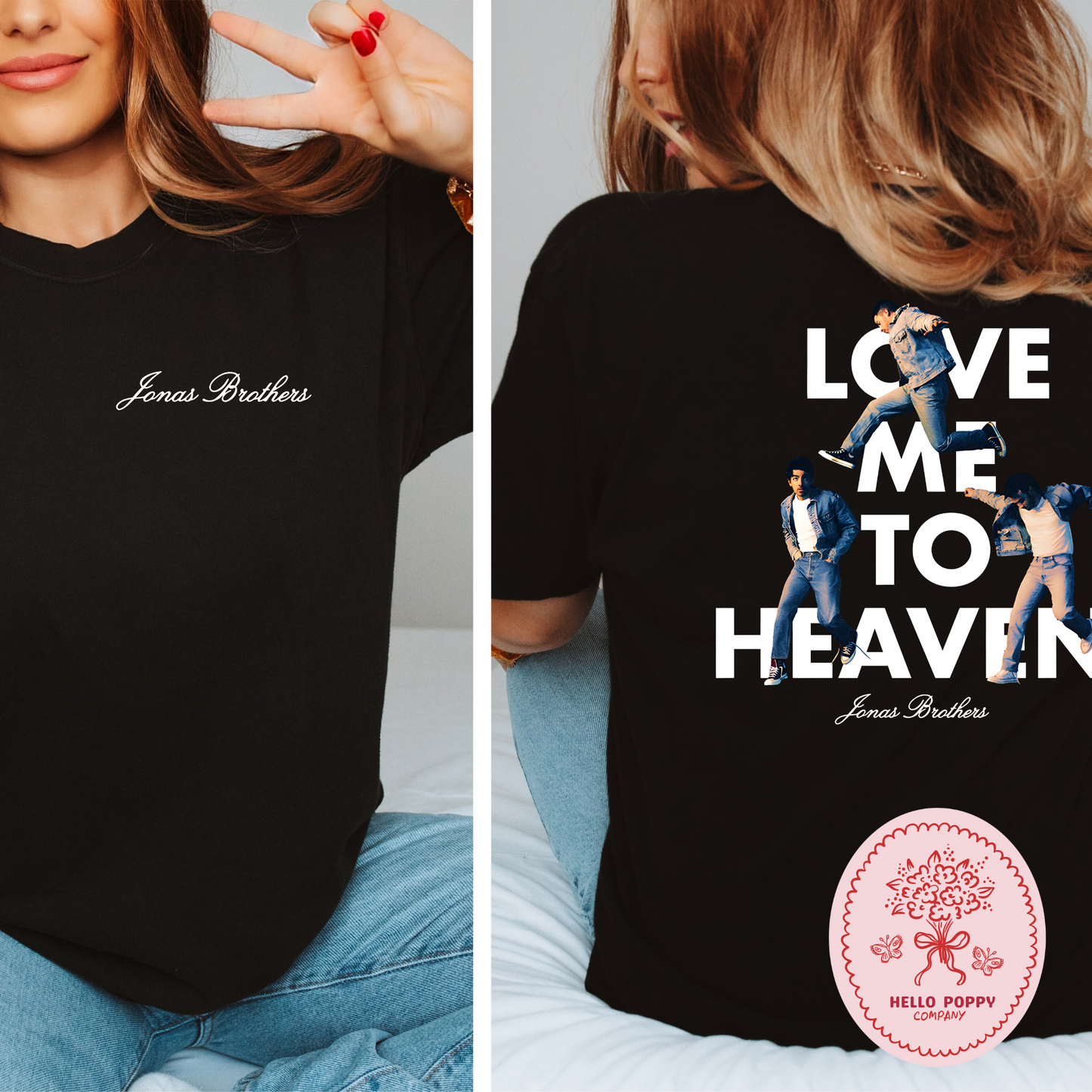 Love Me to Heaven (White) Comfort Colors T-Shirt