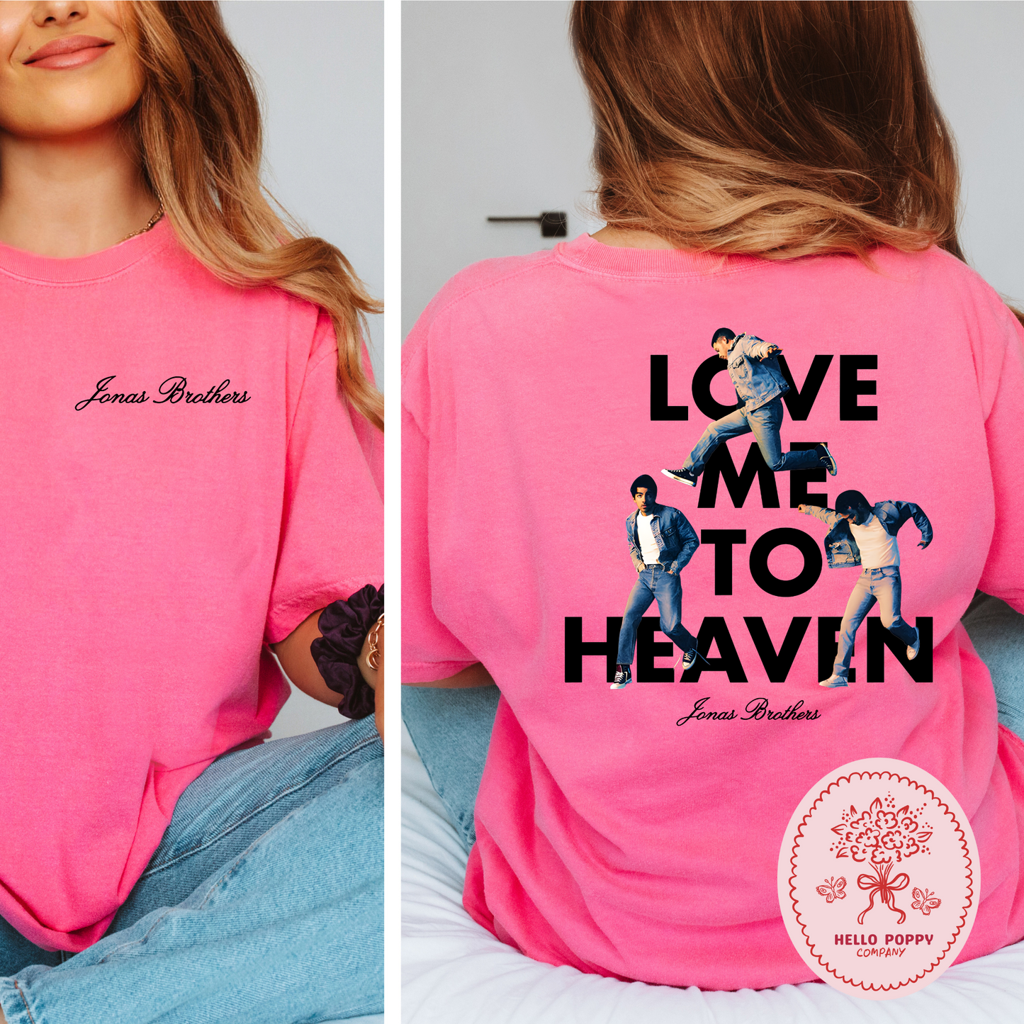 Love Me to Heaven (Black) Comfort Colors T-Shirt