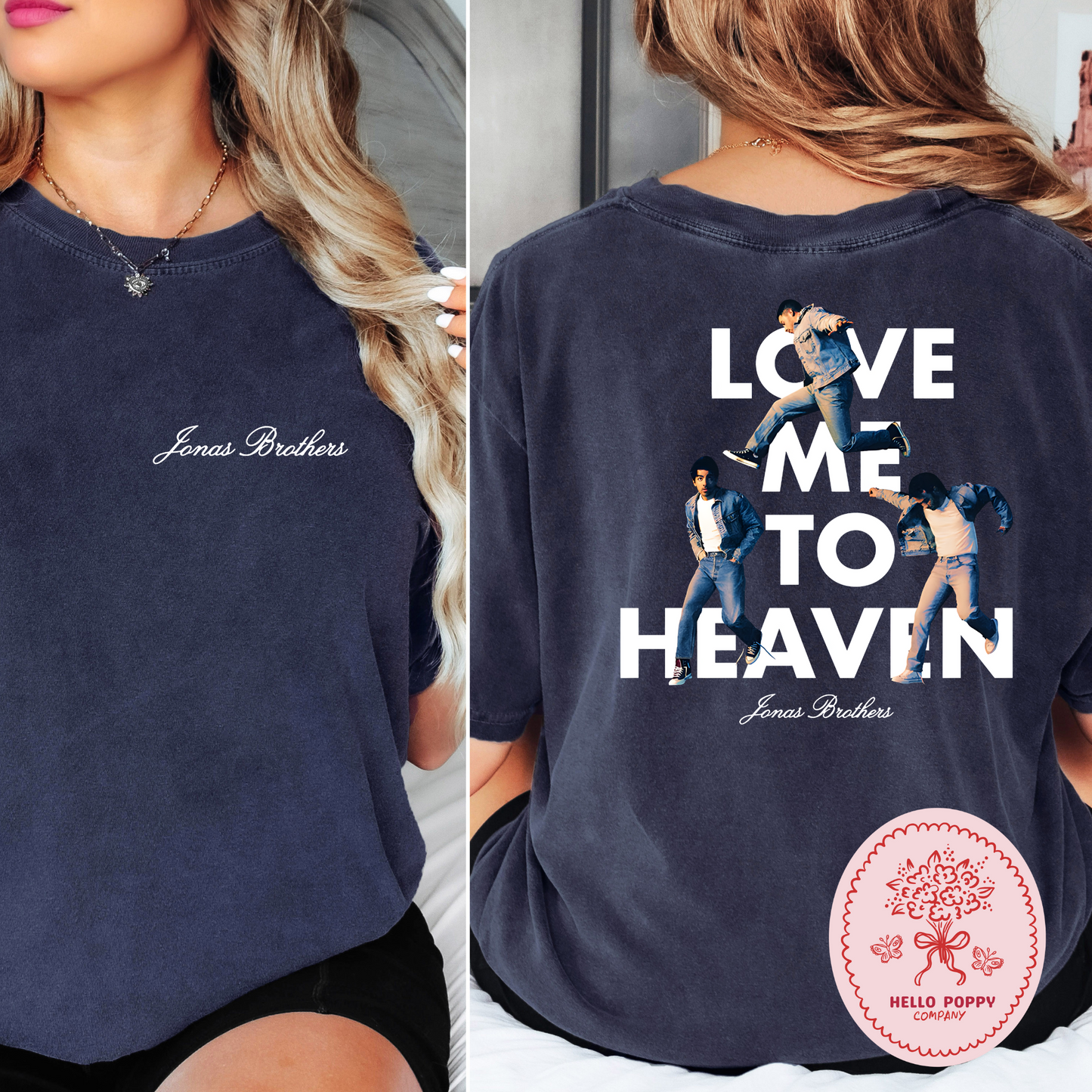 Love Me to Heaven (White) Comfort Colors T-Shirt