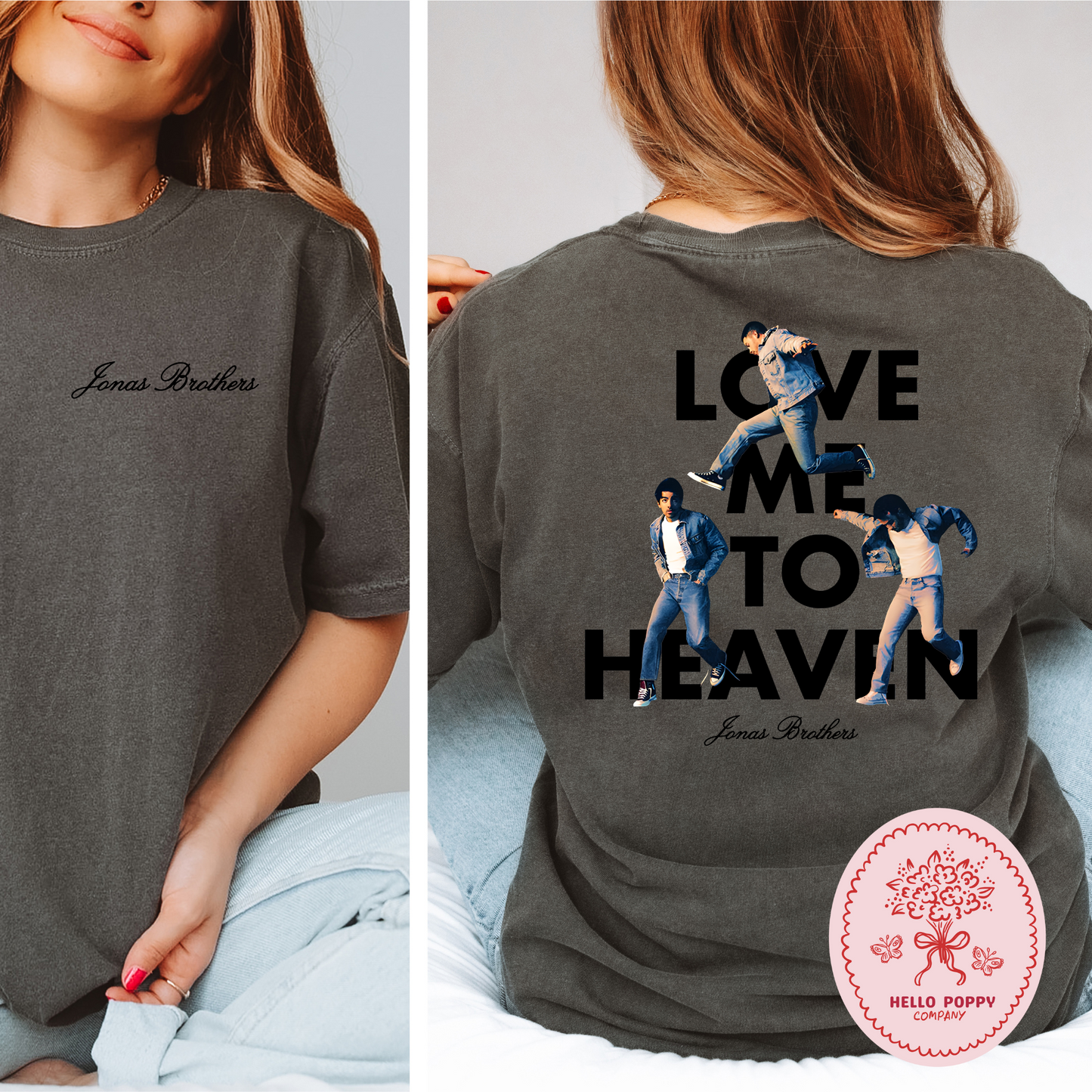 Love Me to Heaven (Black) Comfort Colors T-Shirt