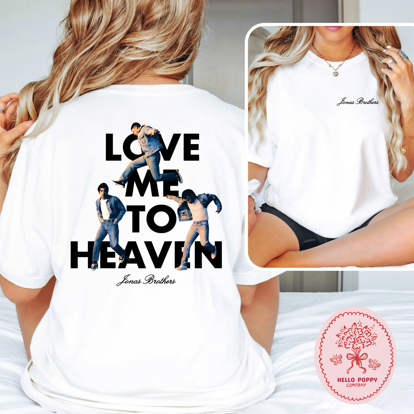 Love Me to Heaven (Black) Comfort Colors T-Shirt