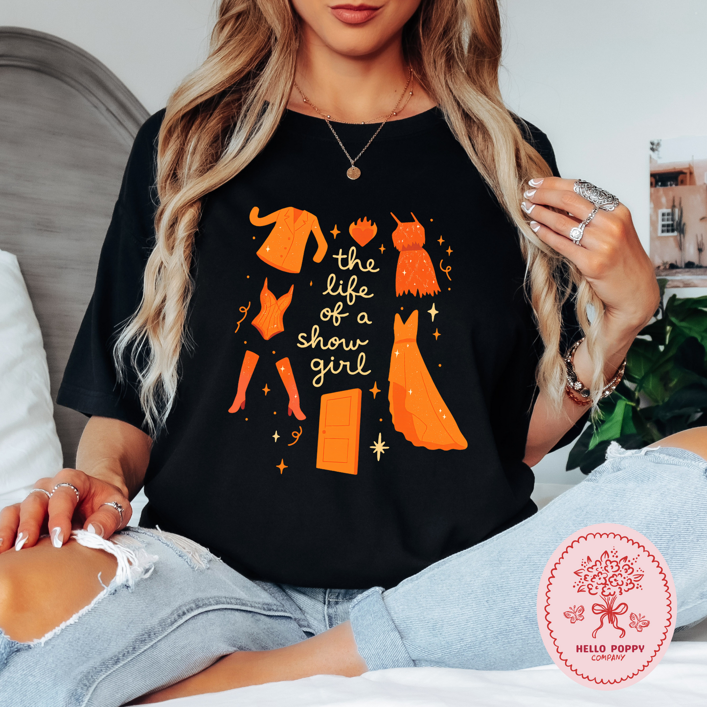 Taylor Swift The Life of a Showgirl Comfort Colors T-Shirt