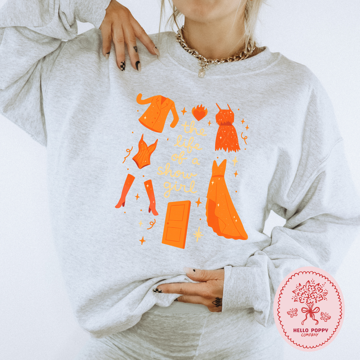 Taylor Swift The Life of a Showgirl Crewneck Sweatshirt