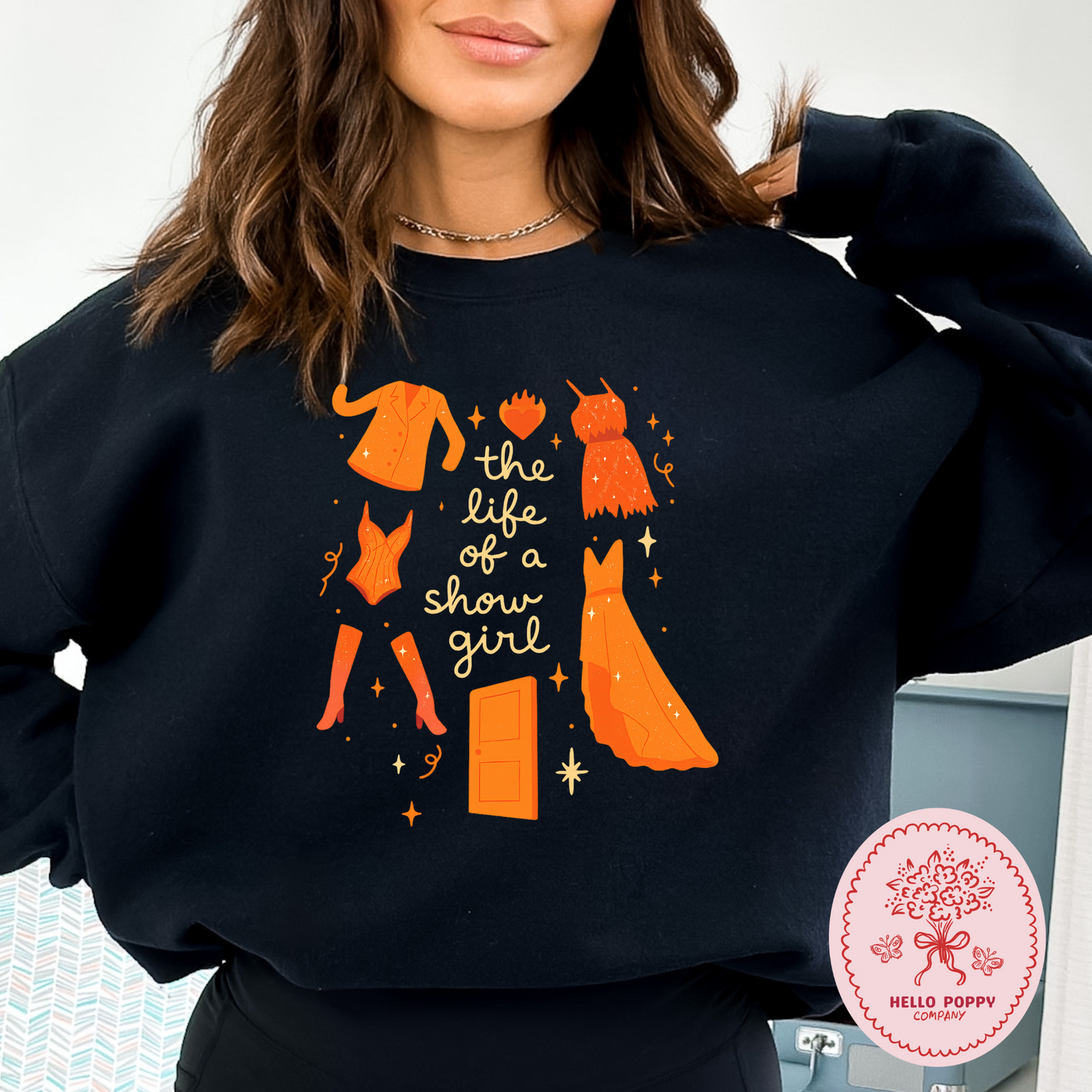 Taylor Swift The Life of a Showgirl Crewneck Sweatshirt