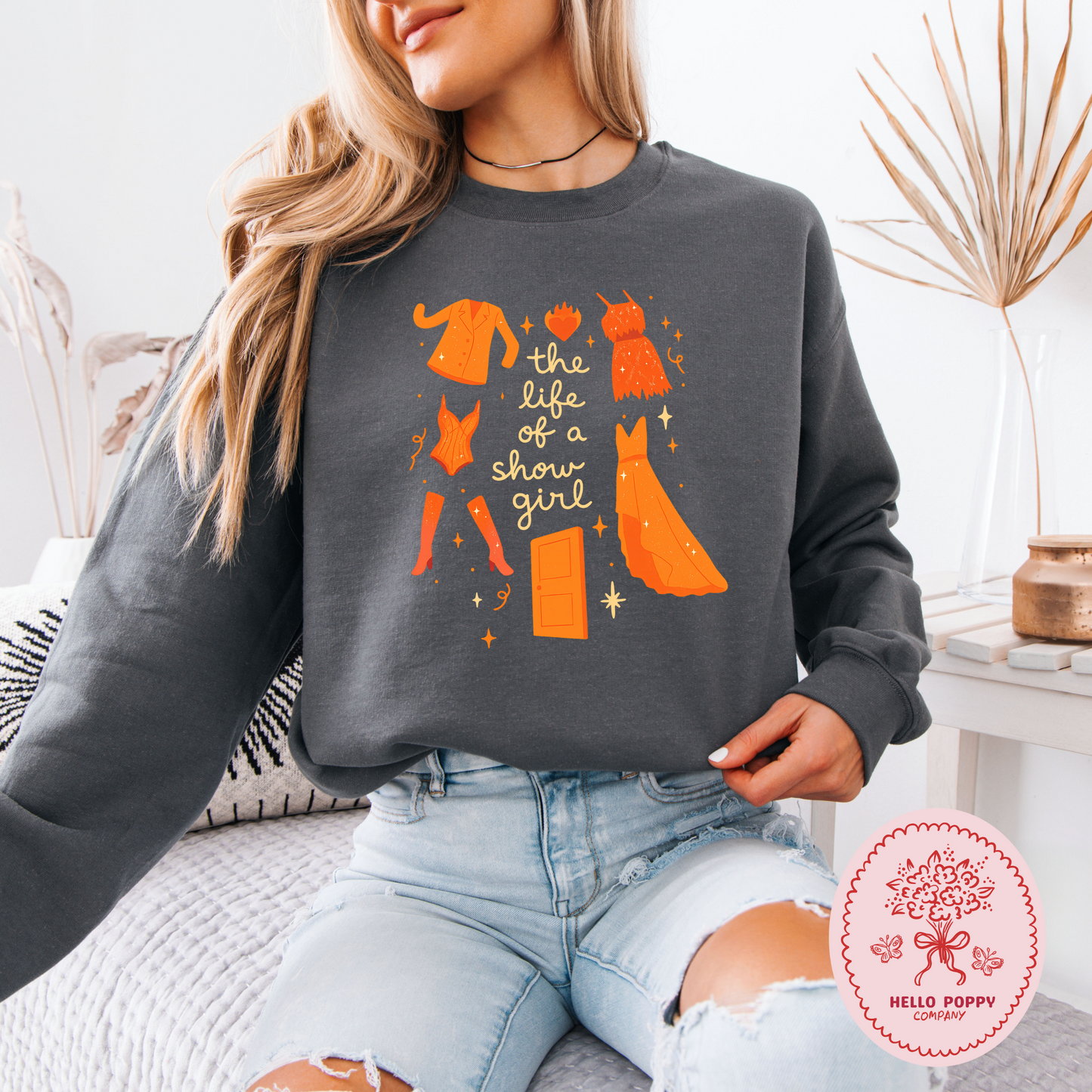 Taylor Swift The Life of a Showgirl Crewneck Sweatshirt