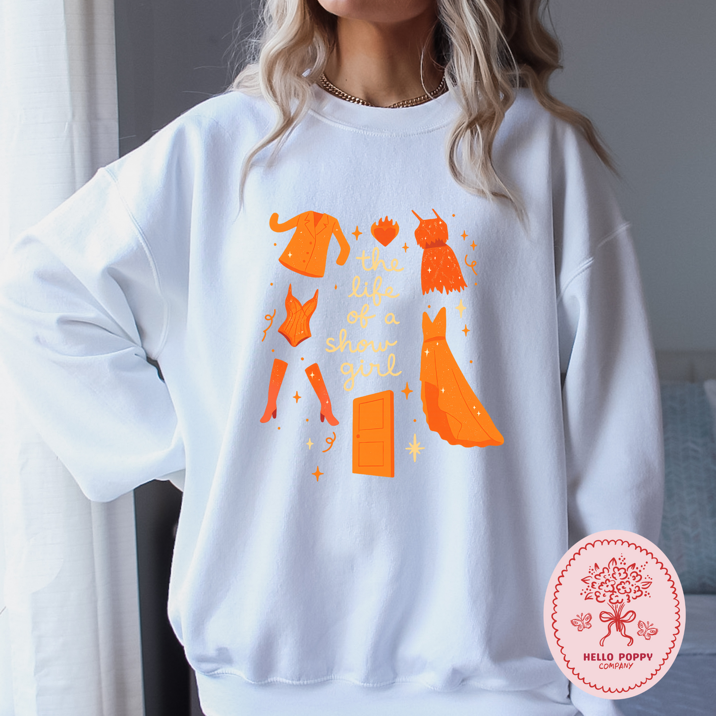 Taylor Swift The Life of a Showgirl Crewneck Sweatshirt