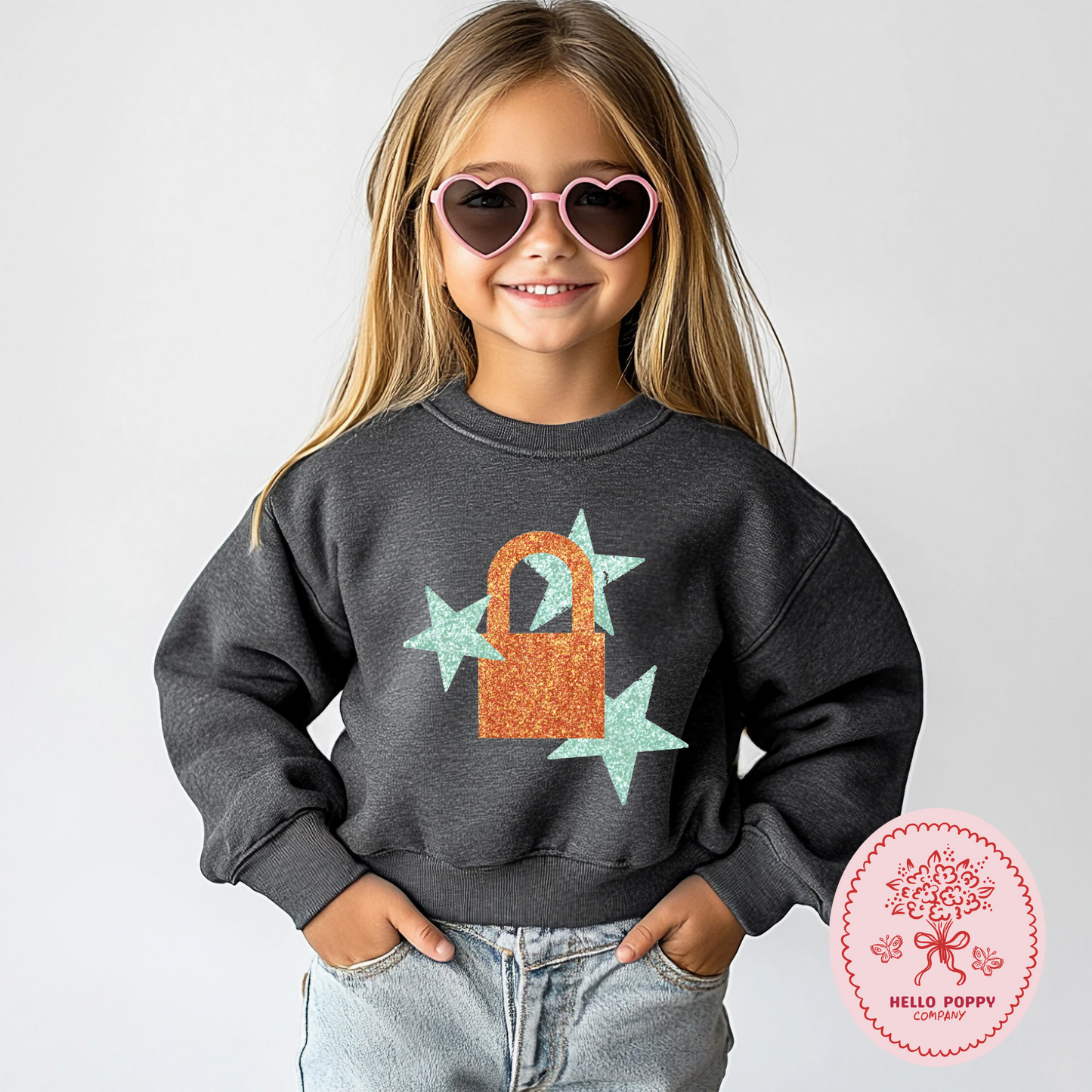 Taylor Swift TS12 Lock Crewneck Sweatshirt - Youth