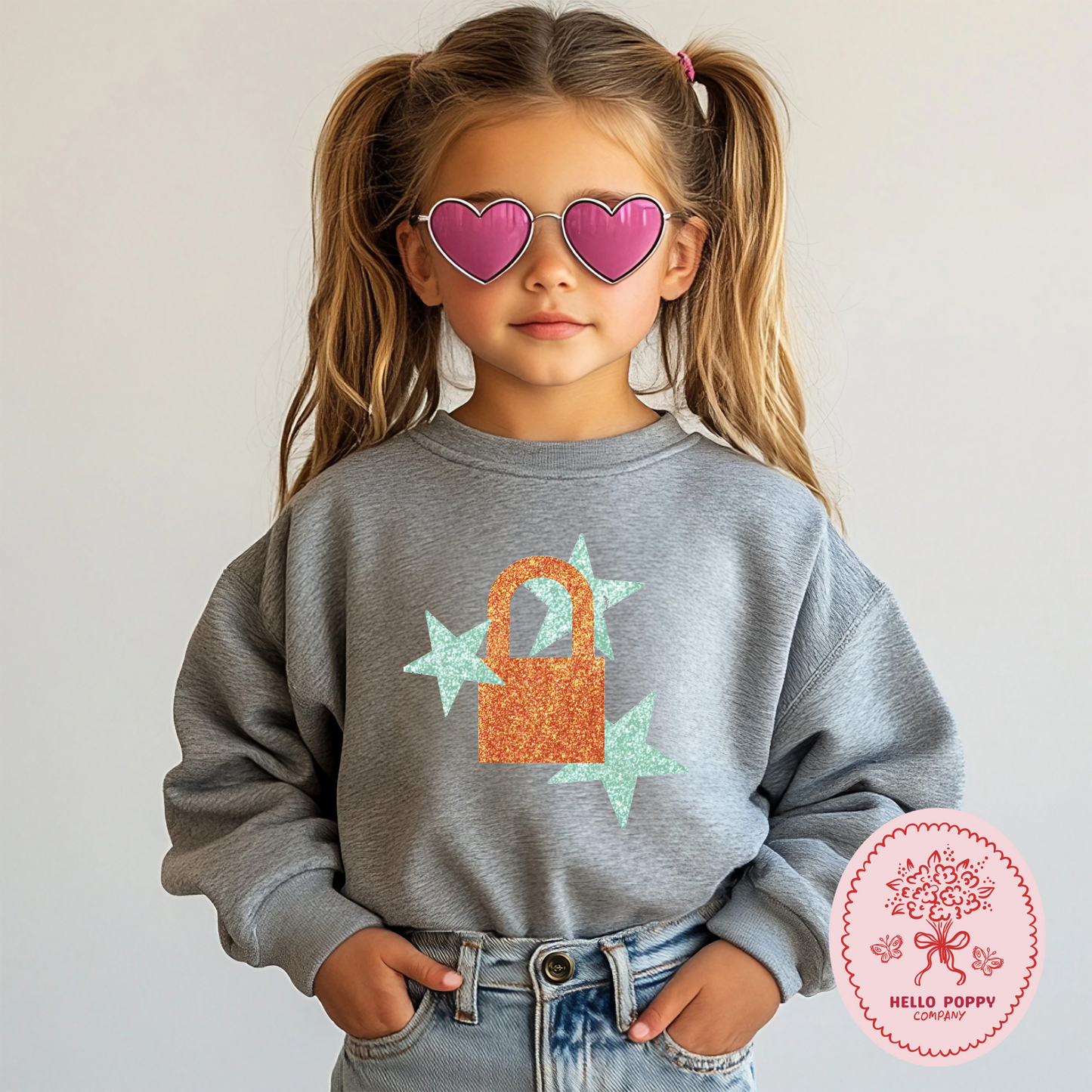 Taylor Swift TS12 Lock Crewneck Sweatshirt - Youth