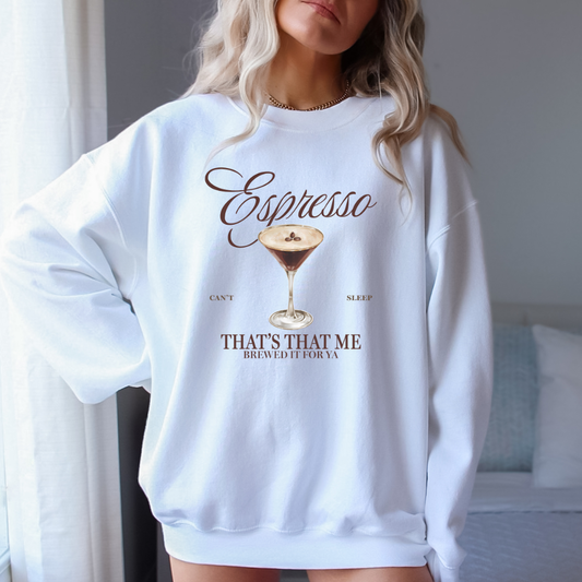 That's That Me Espresso Crewneck Sweatshirt (Multiple Colors)