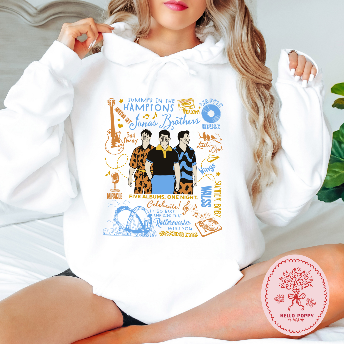 Jonas Brothers The Album Track List Hoodie Sweatshirt