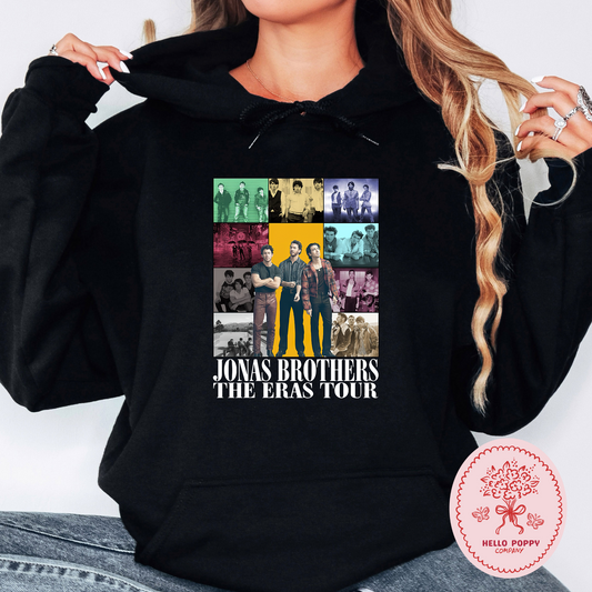 Jonas Brothers The Eras Tour (White) Hoodie Sweatshirt