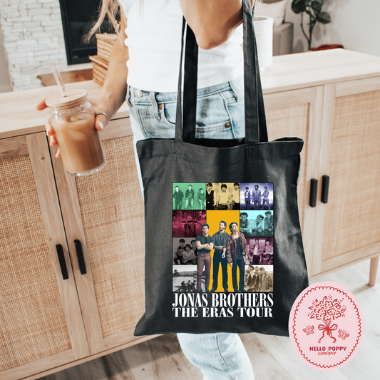 Jonas Brothers The Eras Tour (White) Tote Bag
